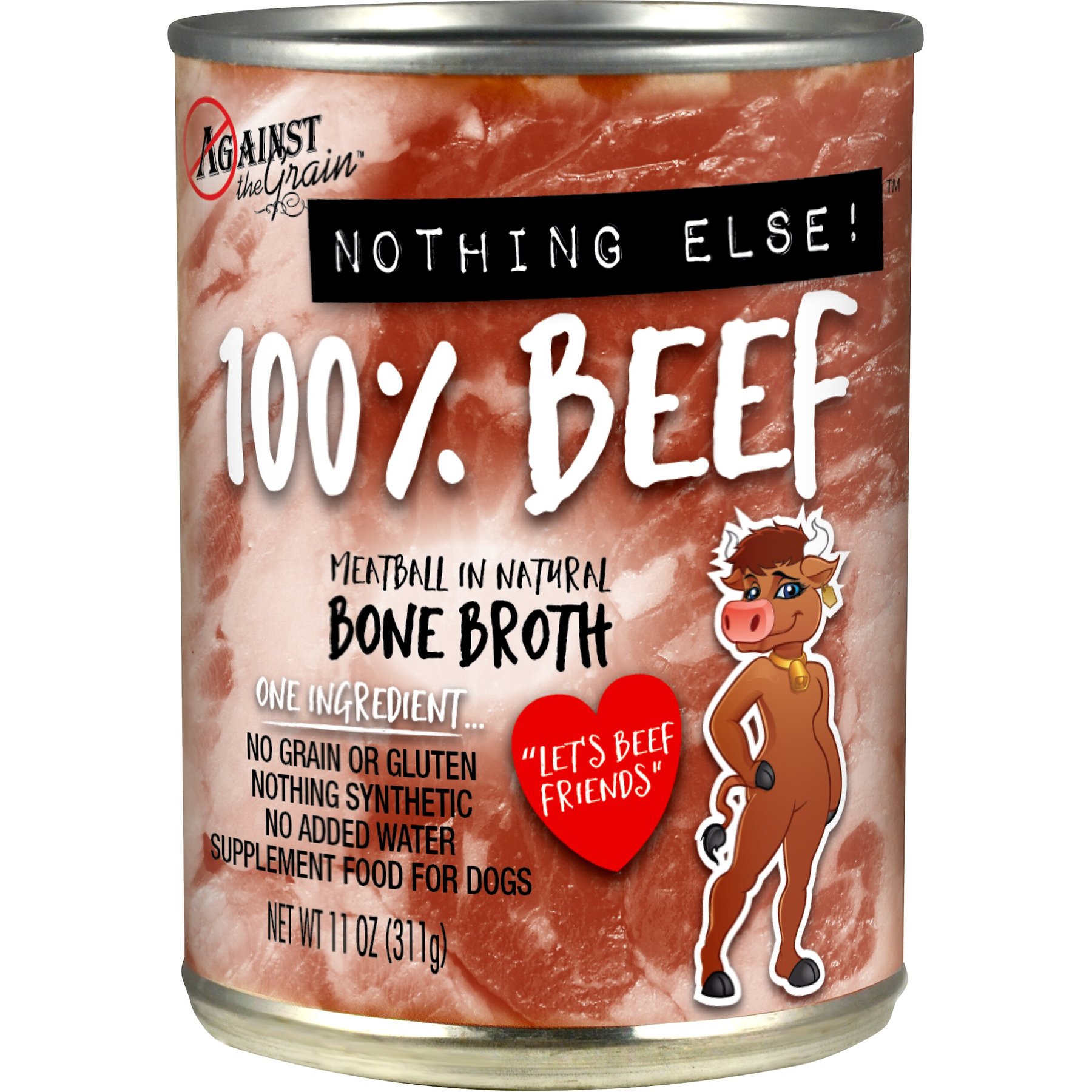 Against the Grain Nothing Else! Beef Recipe Limited Ingredient Diet Wet Dog Food