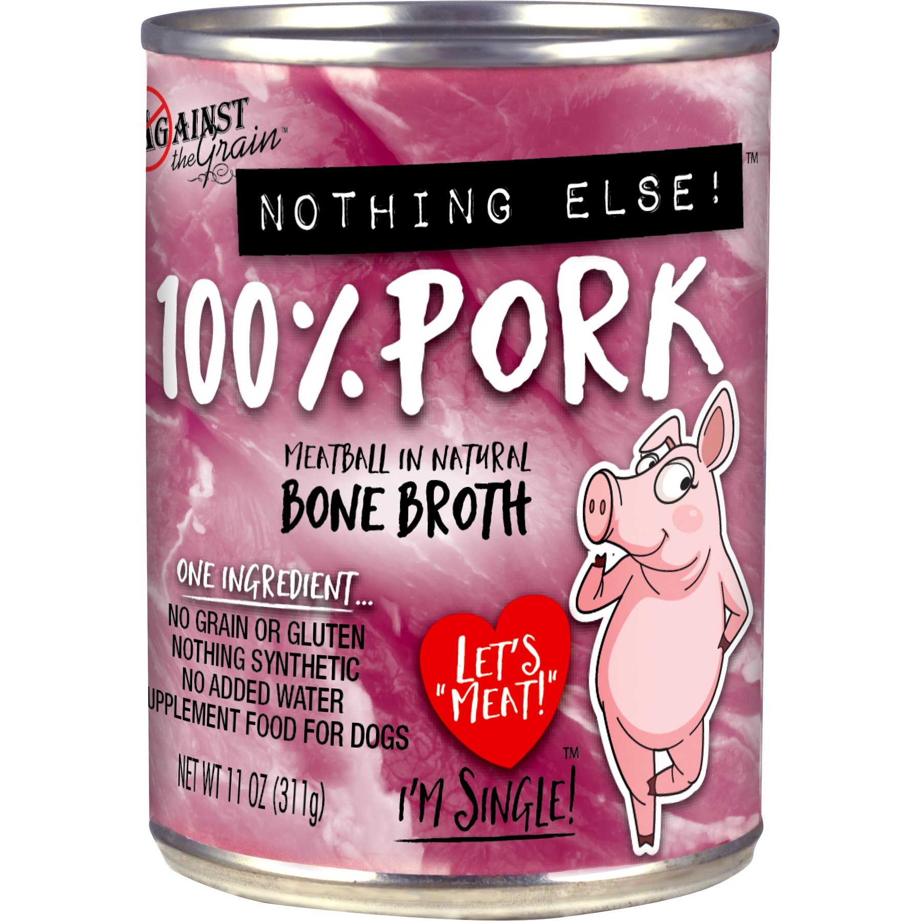 Against the Grain Nothing Else! Pork Recipe Limited Ingredient Diet Wet Dog Food