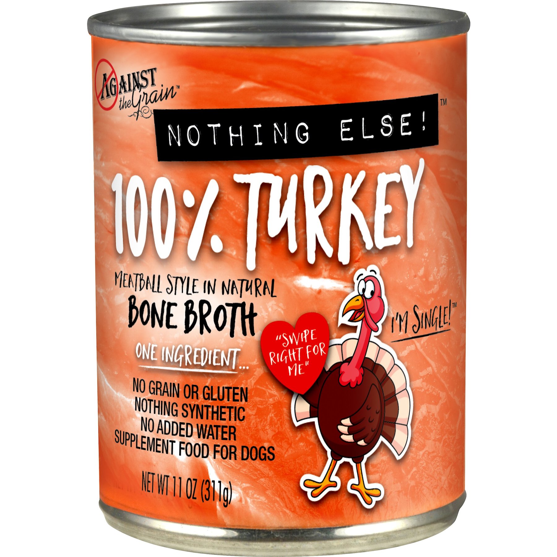 Against the Grain Nothing Else! Turkey Recipe Limited Ingredient Diet Wet Dog Food
