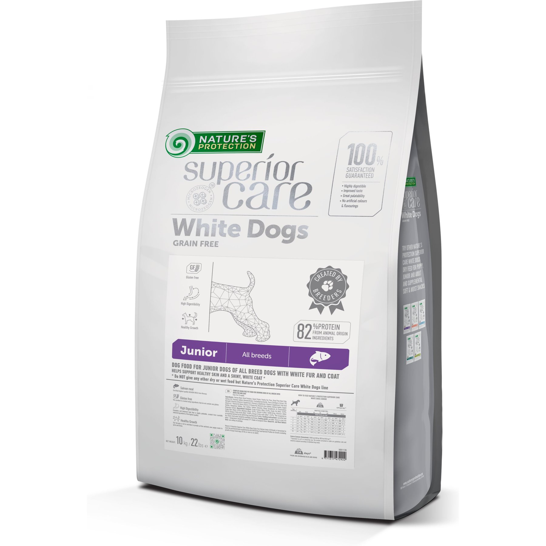 Nature's Protection Superior Care Grain-Free Salmon Junior Small Breed Dog Dry Food