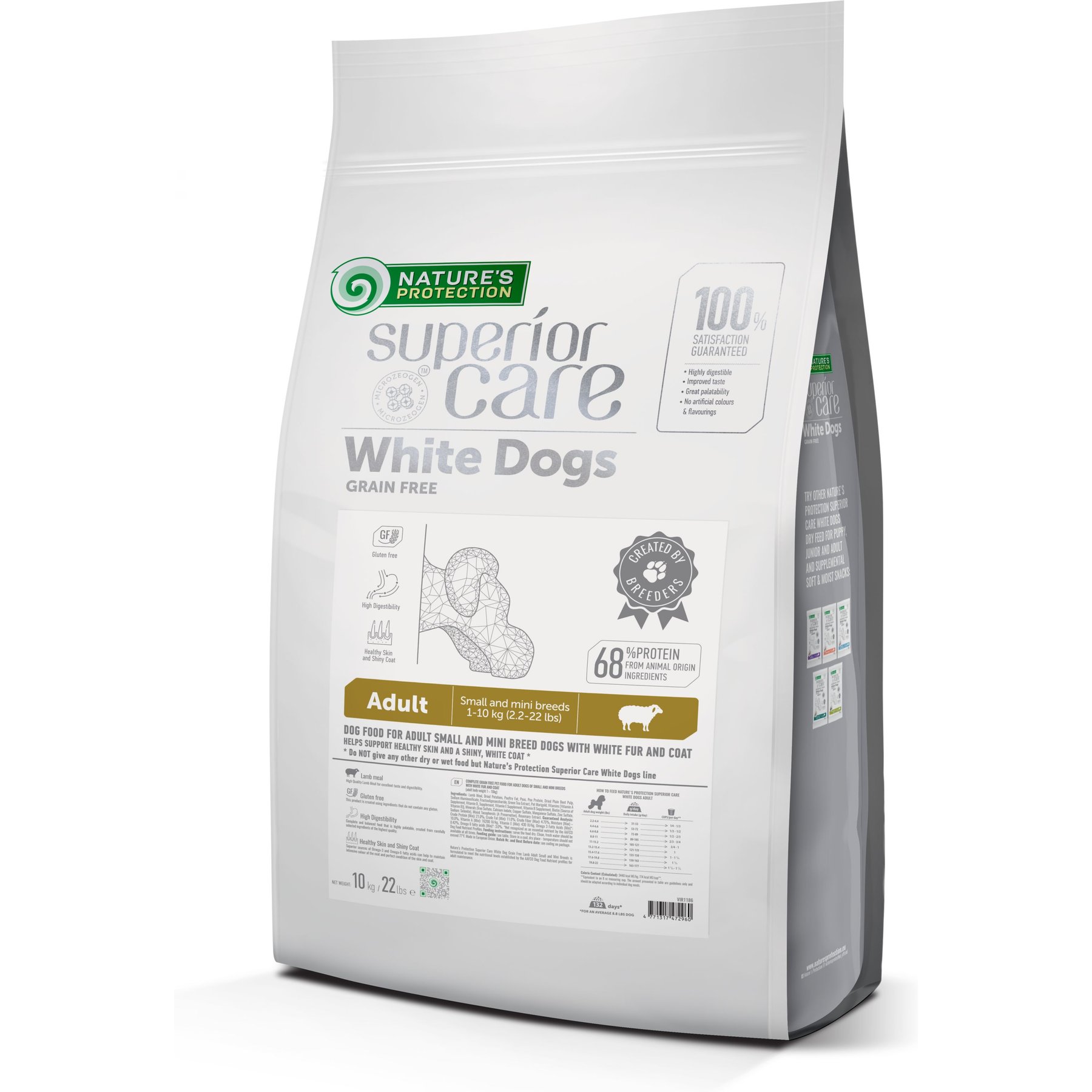 Nature's Protection Superior Care Adult Small Breed Grain-Free Lamb Dry Dog Food