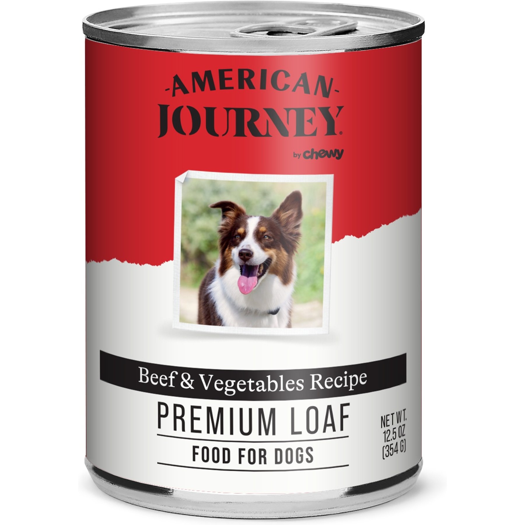 American Journey Premium Loaf Beef & Vegetables Recipe Canned Dog Food