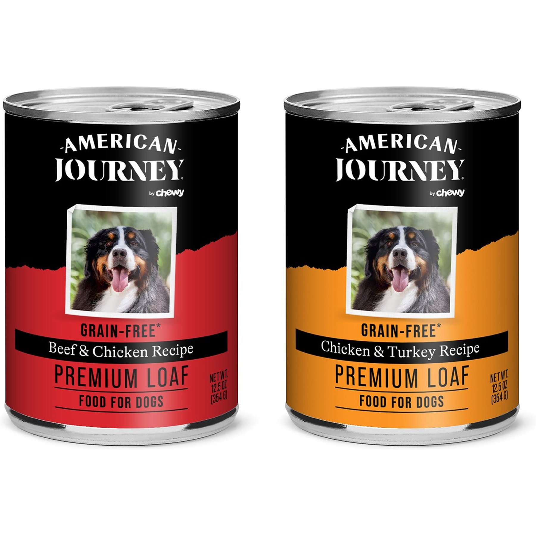 American Journey Premium Loaf Poultry & Beef Variety Pack Grain-Free Canned Dog Food