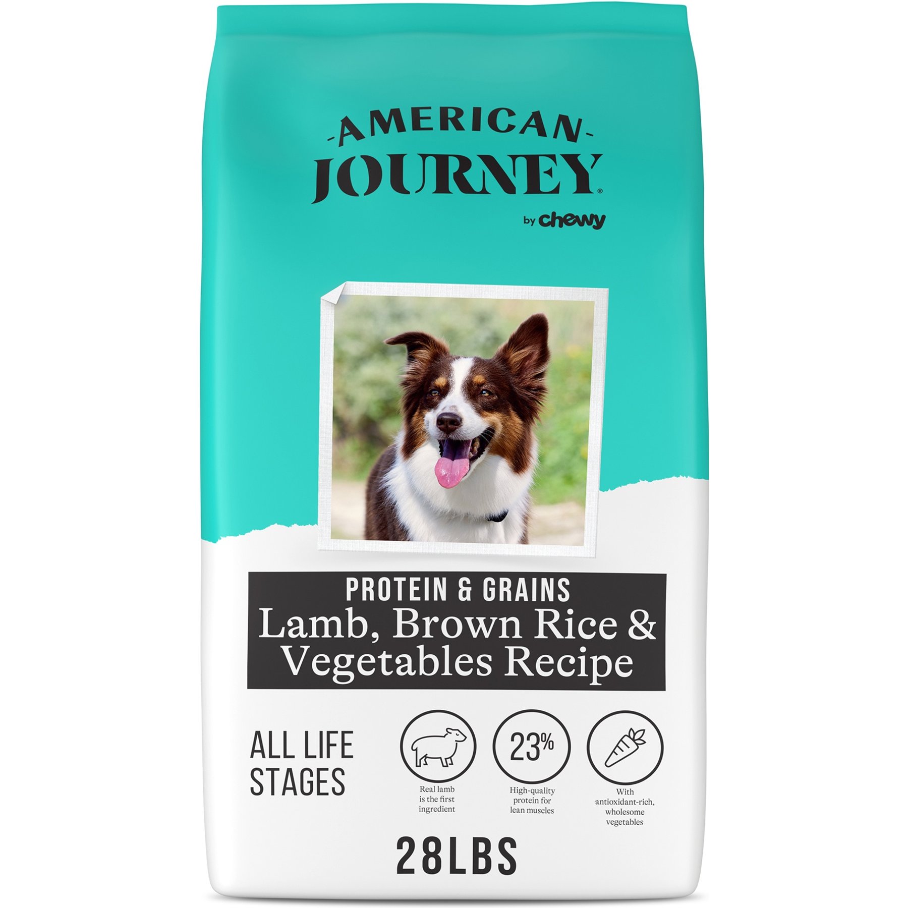 American Journey Protein & Grains Lamb, Brown Rice & Vegetables Recipe Dry Dog Food