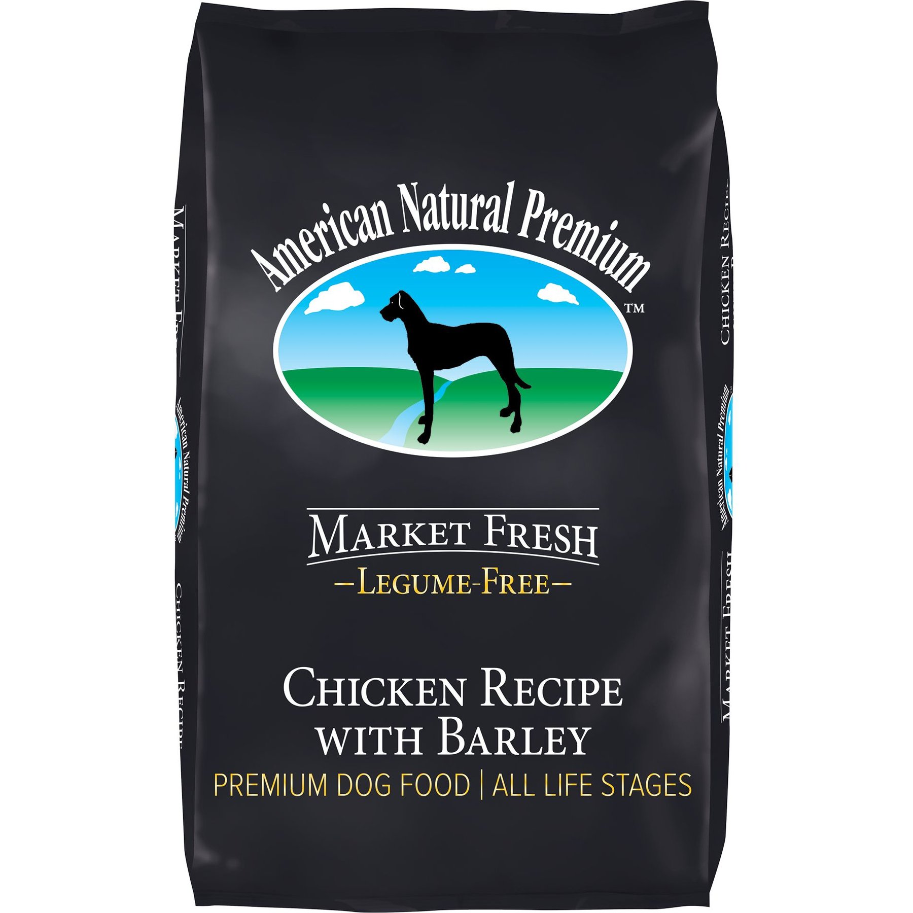American Natural Premium Market Fresh Legume Free Chicken Recipe with Barley Dog Dry Food