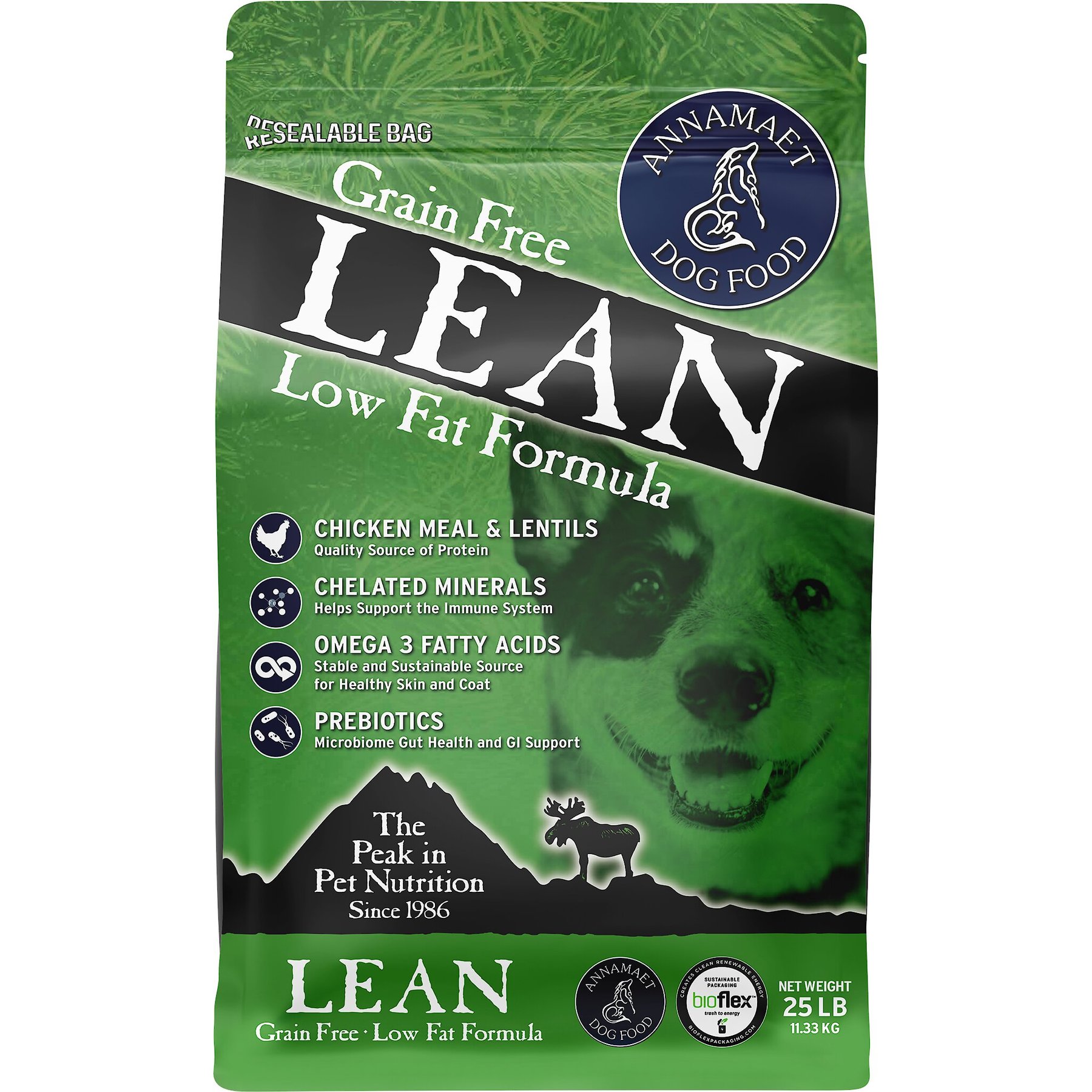 Annamaet Grain-Free Lean Low Fat Formula Dry Dog Food