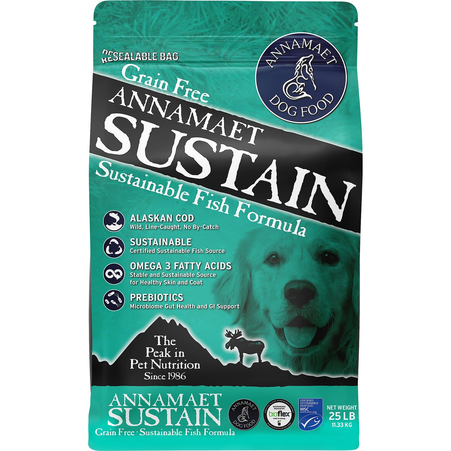 Annamaet Grain-Free Sustain Formula Dry Dog Food