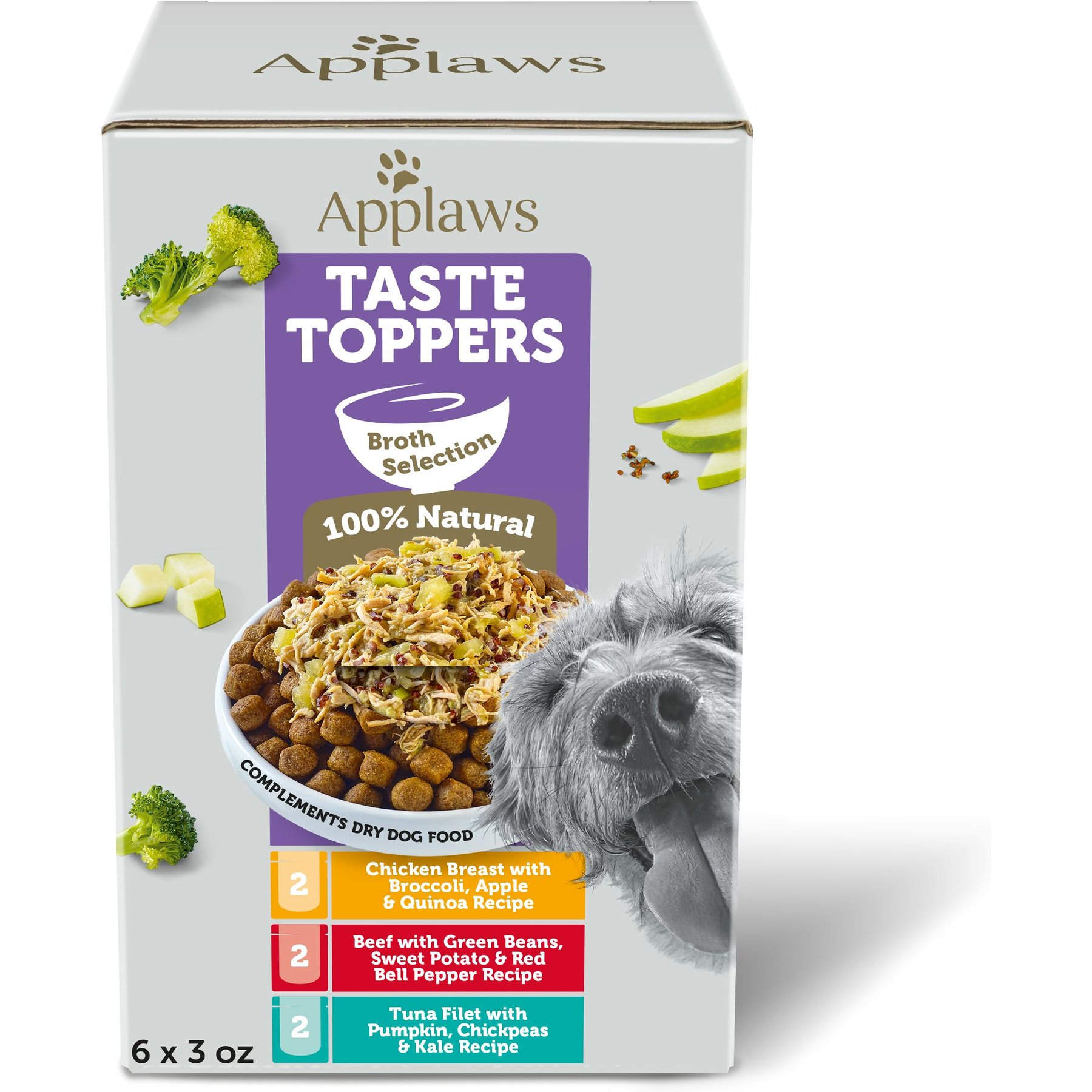 Applaws Taste Toppers Broth Selection Natural Wet Dog Food