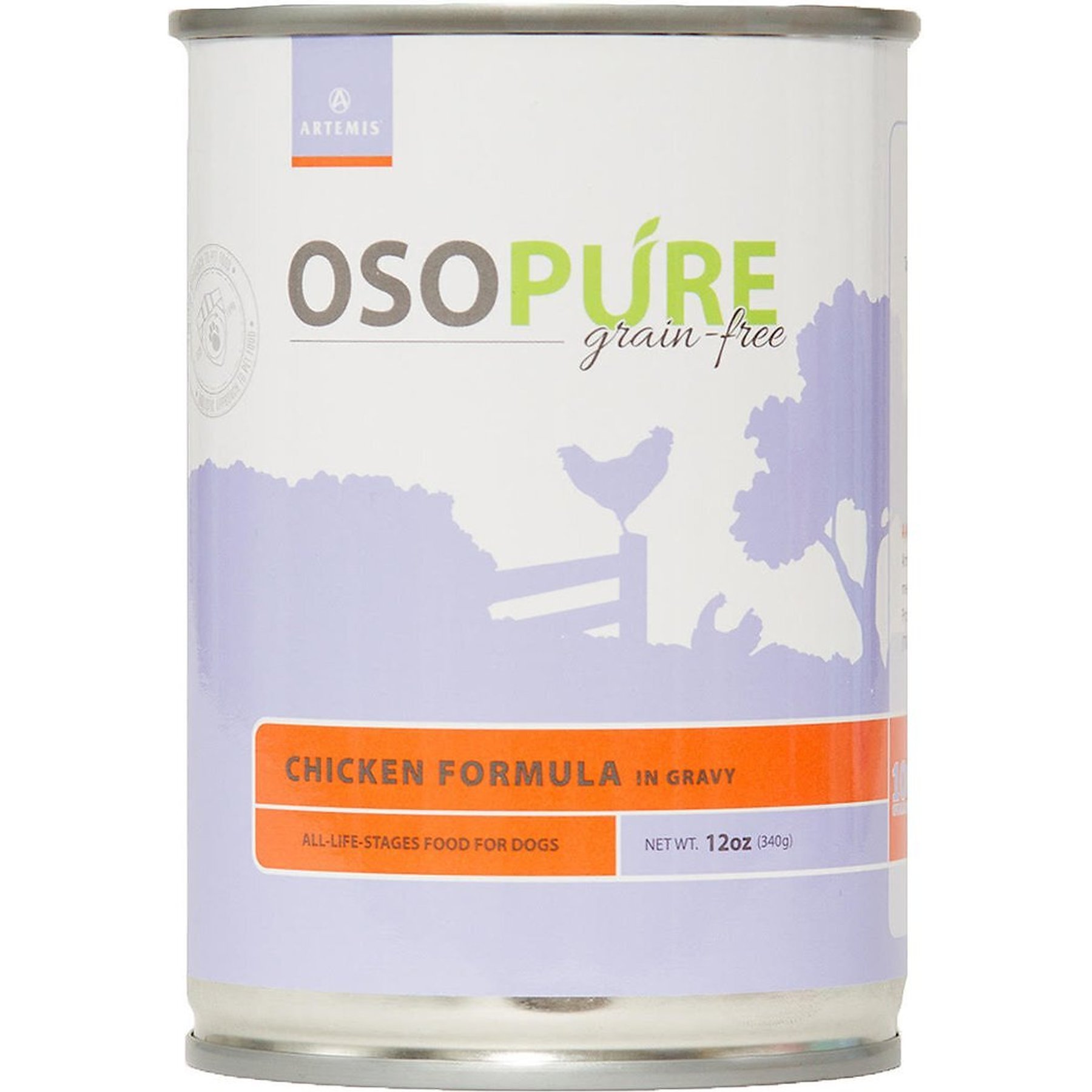 Artemis Osopure Grain-Free Chicken in Gravy Canned Dog Food