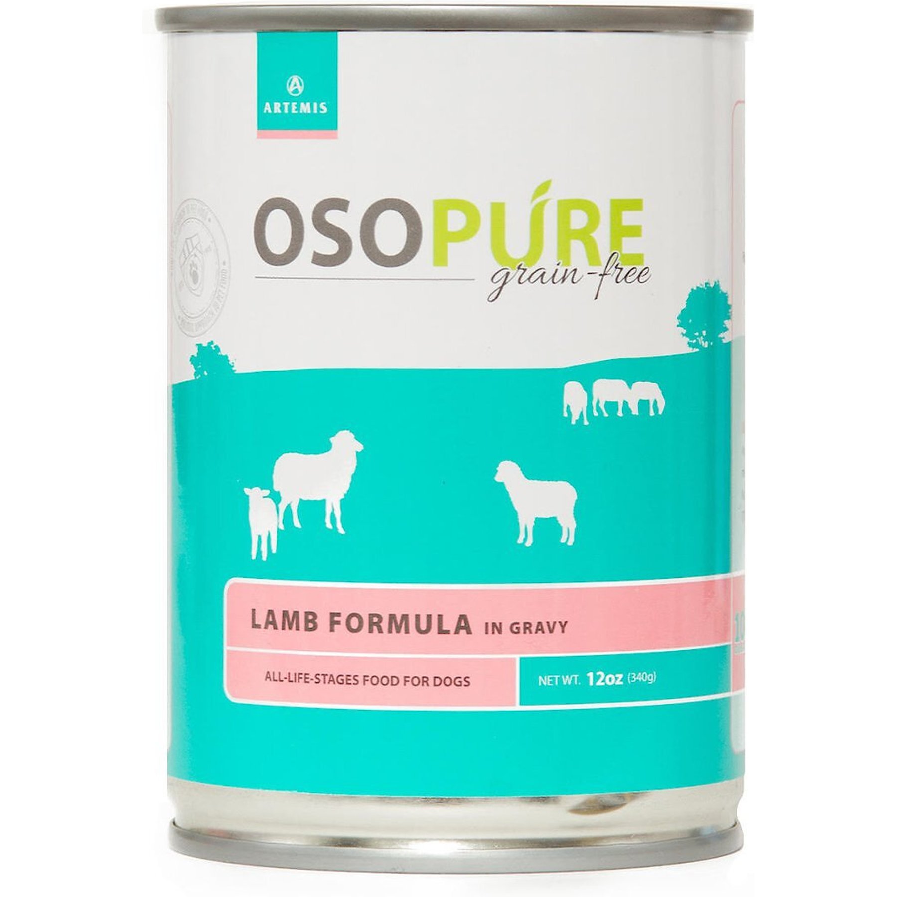 Artemis Osopure Grain-Free Lamb in Gravy Canned Dog Food