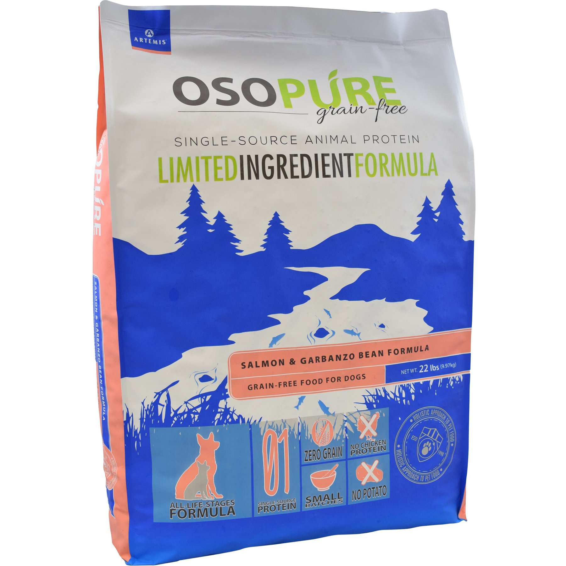 Artemis Osopure Salmon & Garbanzo Bean Formula Grain-Free Dry Dog Food