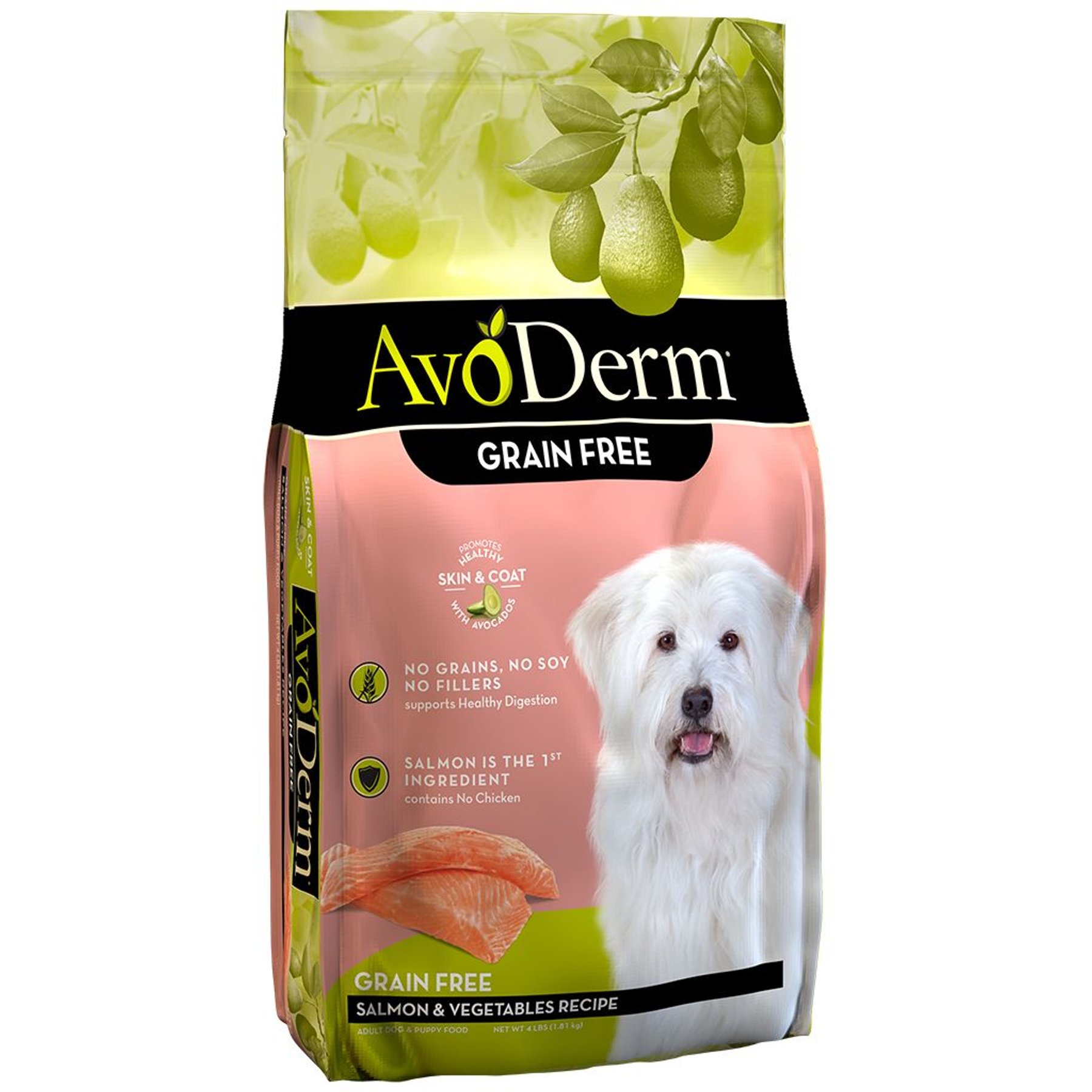 AvoDerm Grain-Free Salmon & Vegetables Recipe Dry Dog Food