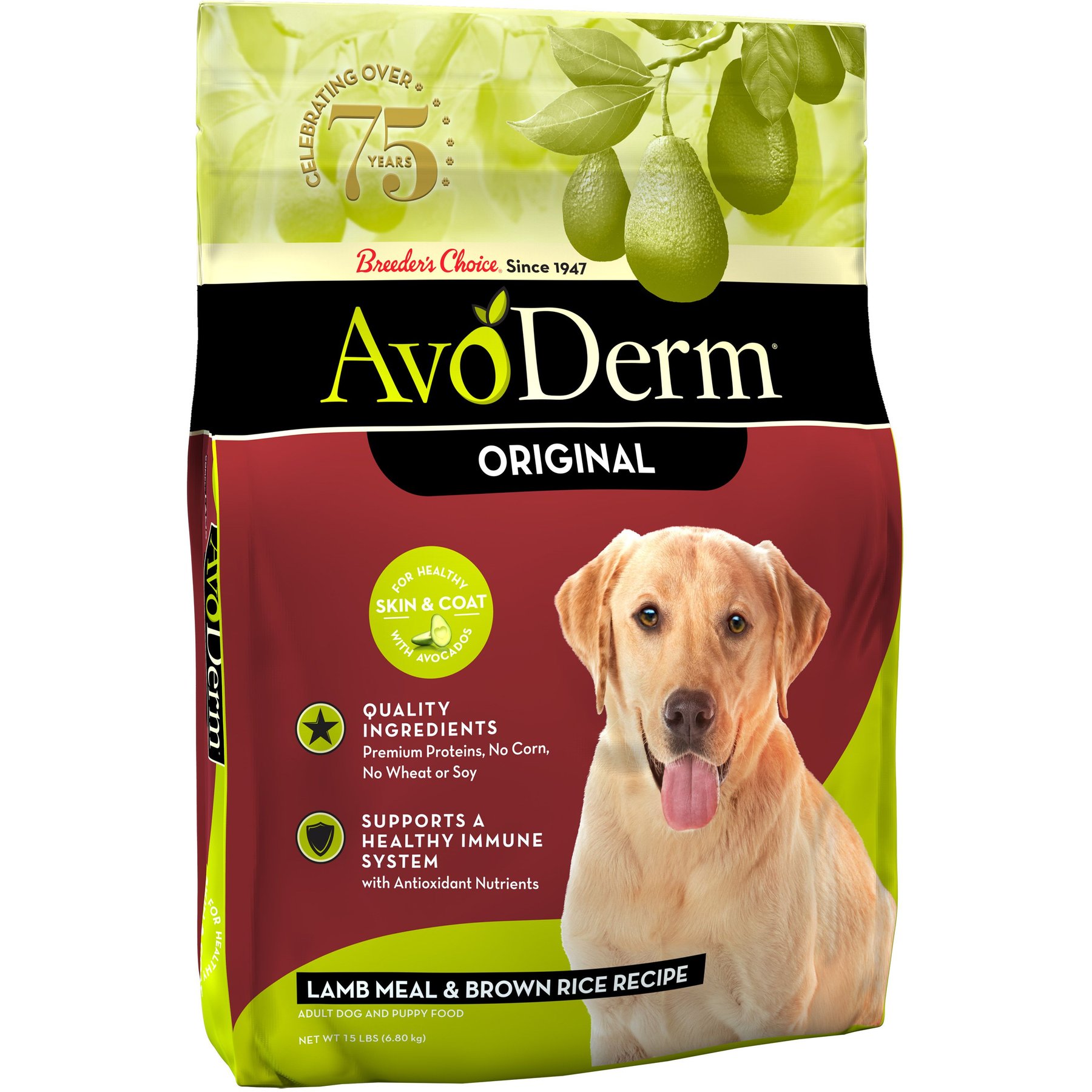 AvoDerm Original Lamb Meal & Brown Rice Recipe Adult Dry Dog Food