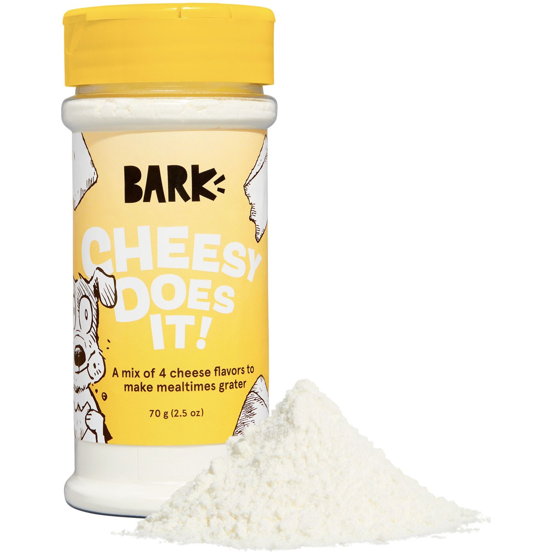 BARK Cheesy Does It! High Protein Limited Ingredient Dry Dog Food Topper