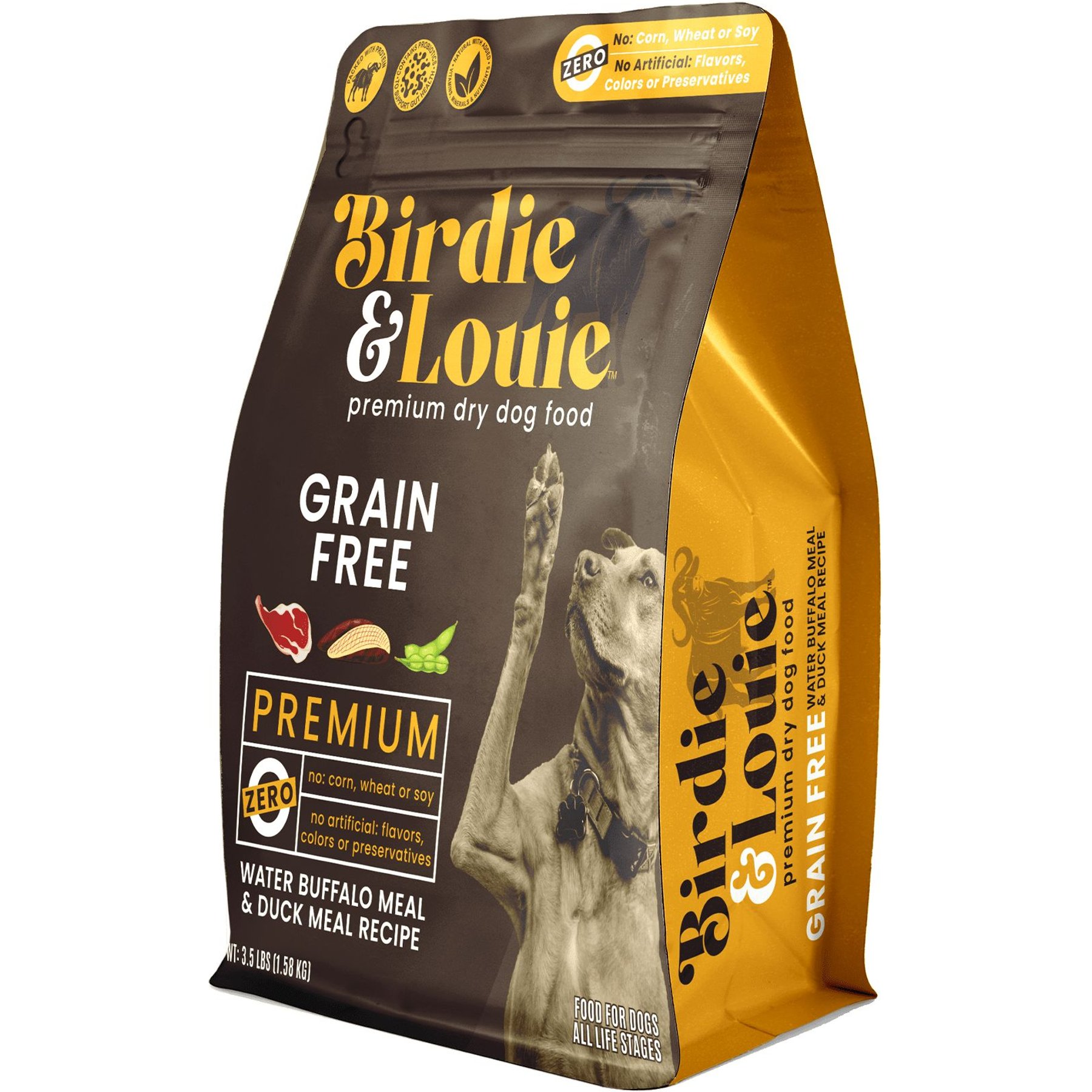 Birdie & Louie Grain-Free Buffalo & Duck Dry Dog Food