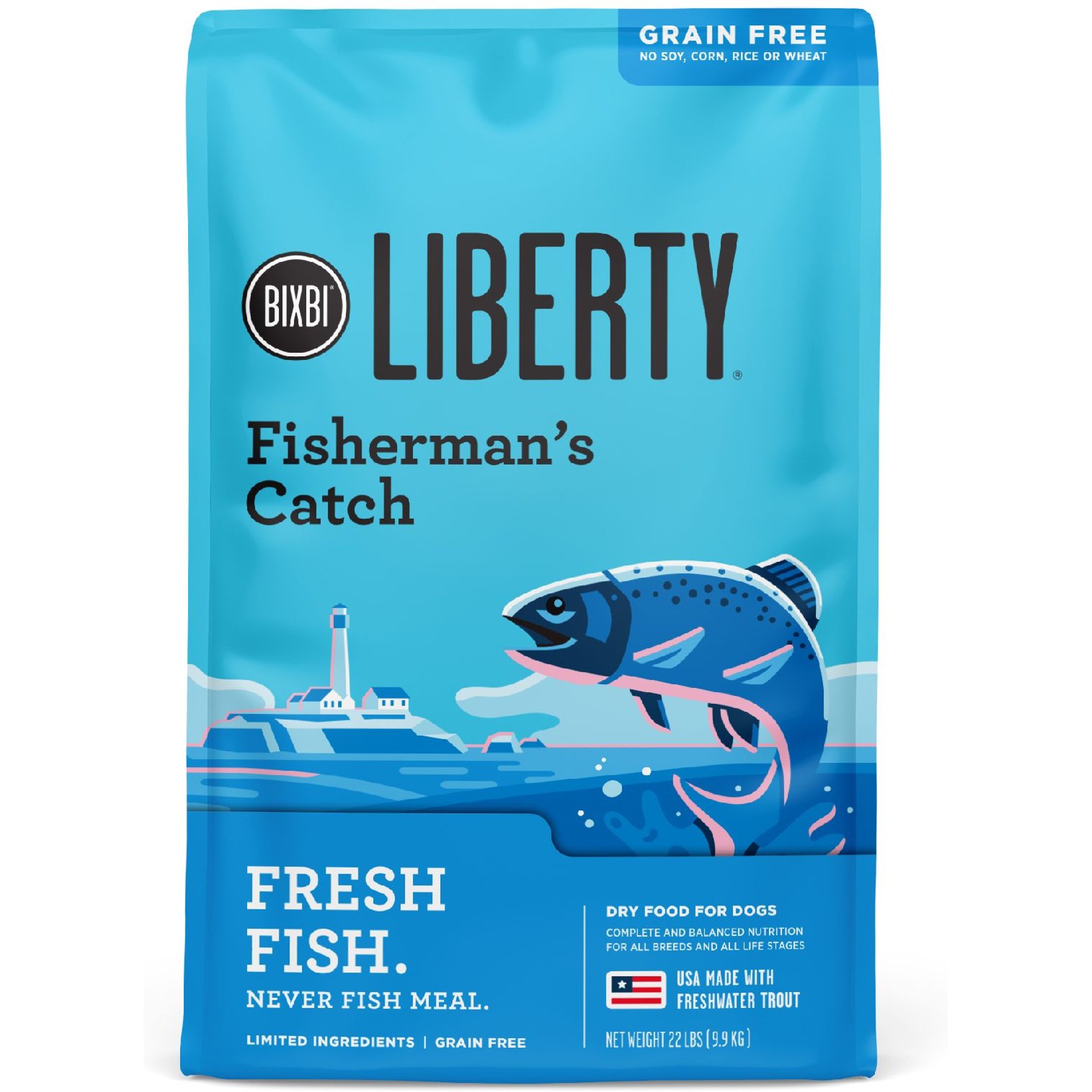 BIXBI Liberty Fisherman's Catch Grain-Free Dry Dog Food