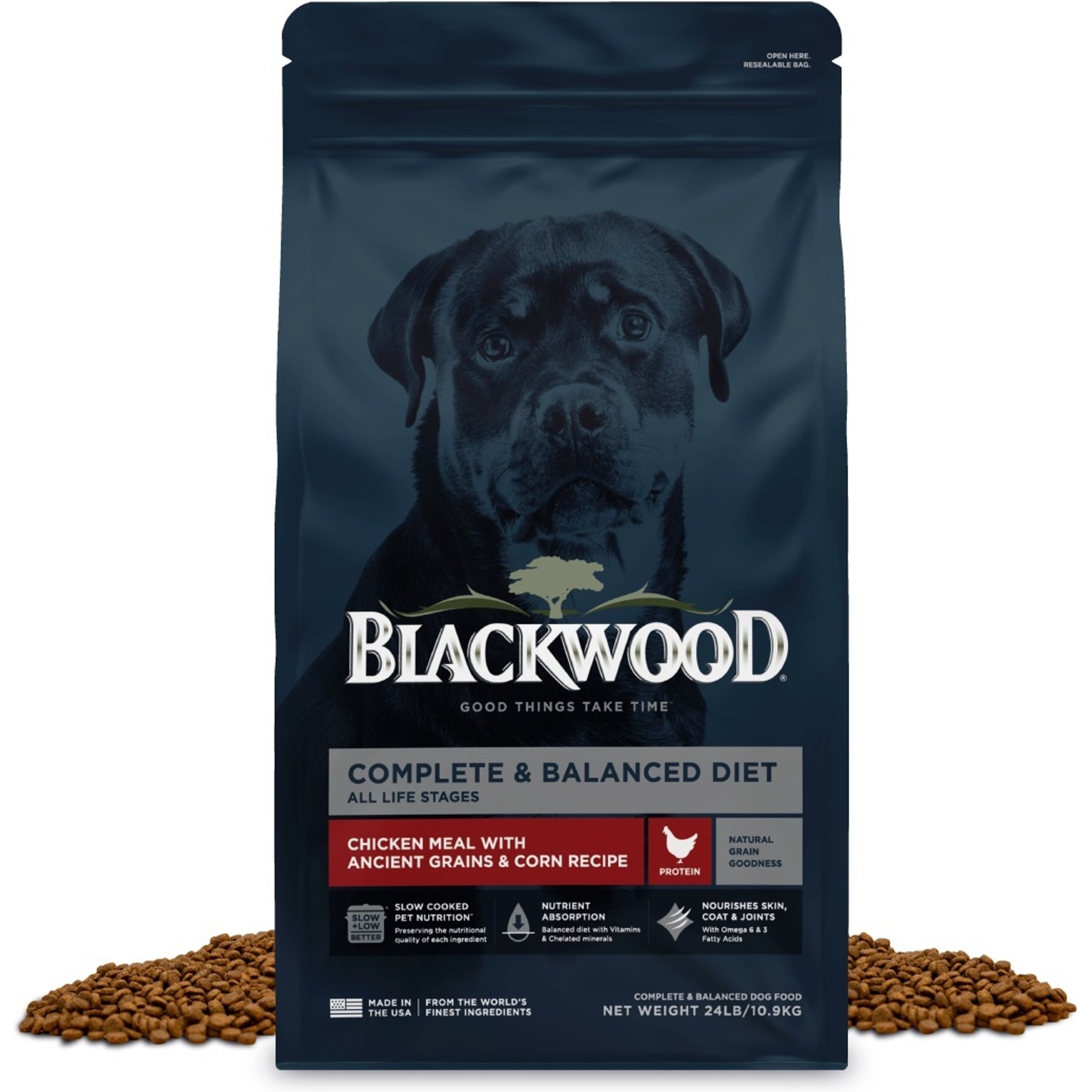 Blackwood Complete & Balanced Diet Adult Chicken Meal with Ancient Grains & Corn Recipe Dry Dog Food