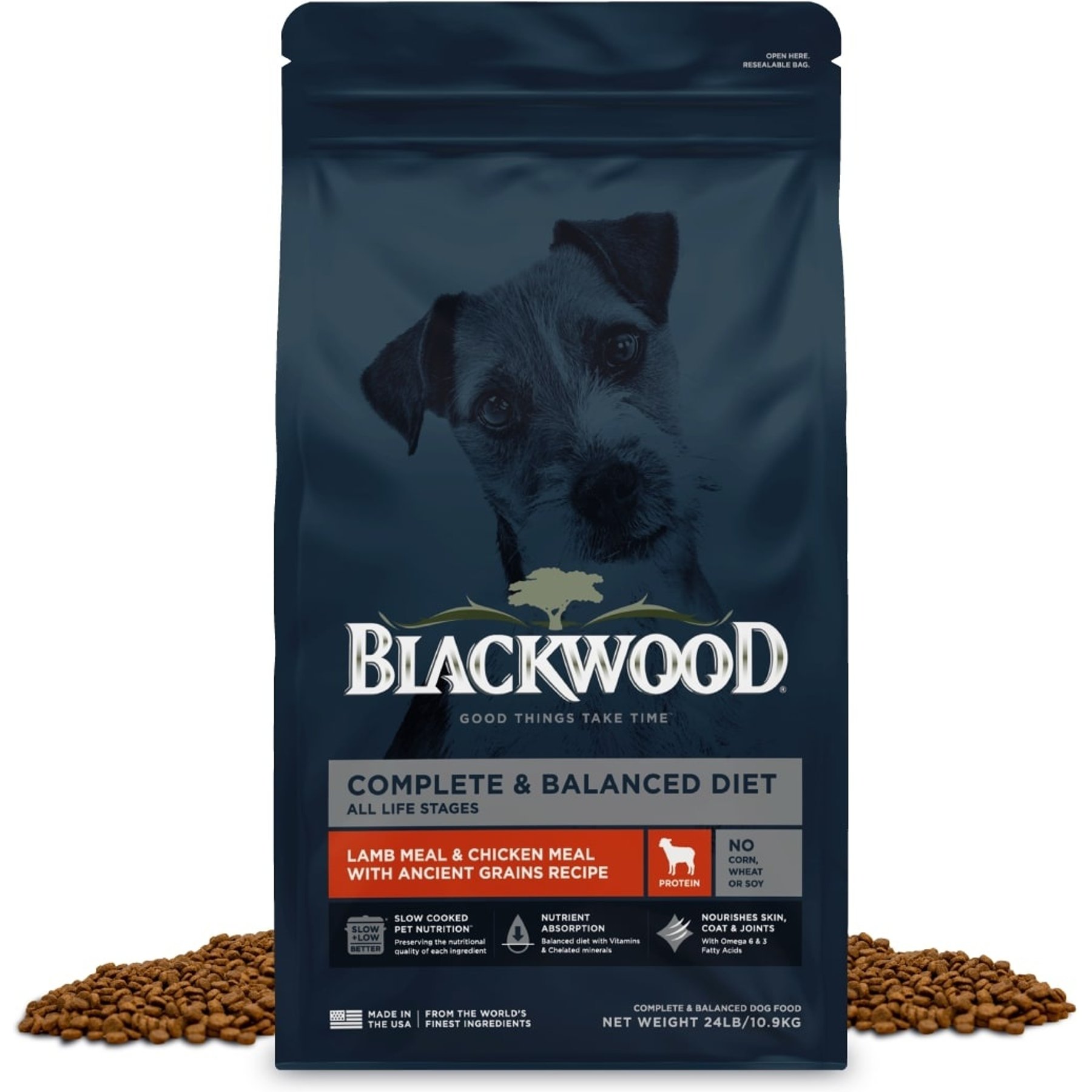 Blackwood Complete & Balanced Diet Adult Lamb Meal & Chicken Meal with Ancient Grains Recipe Dry Dog Food