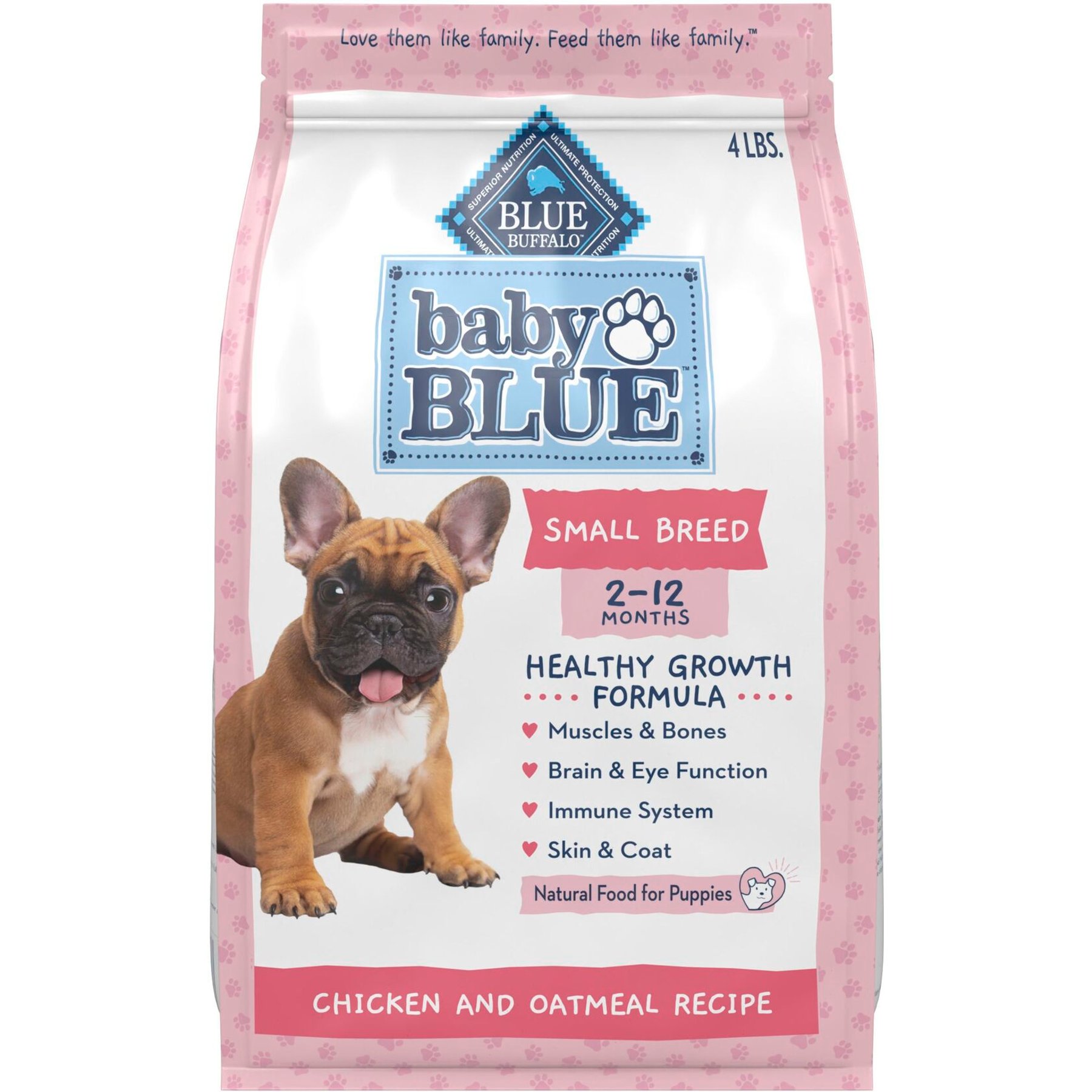 Blue Buffalo Baby BLUE Small Breed Puppy Chicken & Oatmeal Recipe Dry Dog Food
