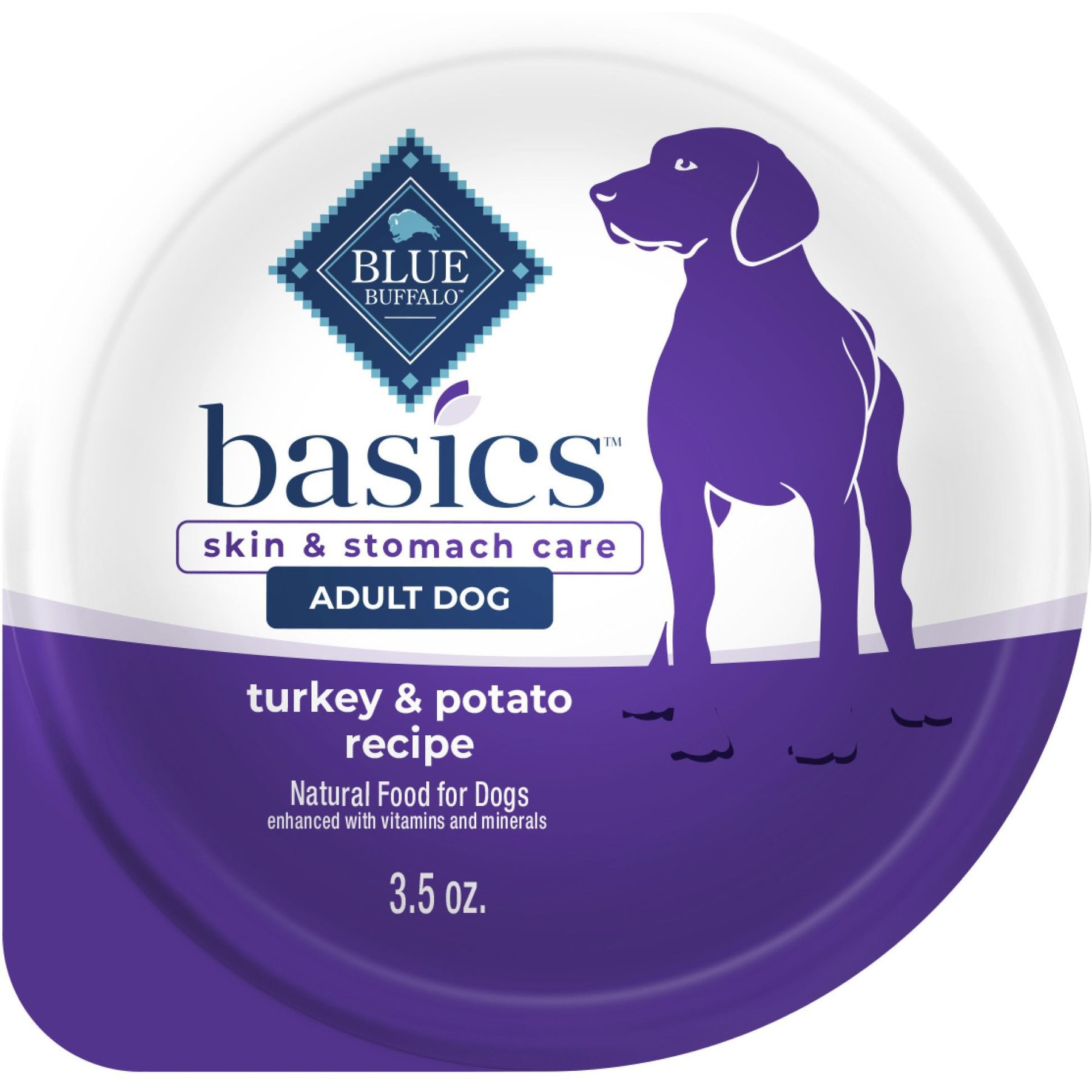 Blue Buffalo Basics Skin & Stomach Care Grain-Free Turkey & Potato Small Breed Adult Wet Dog Food