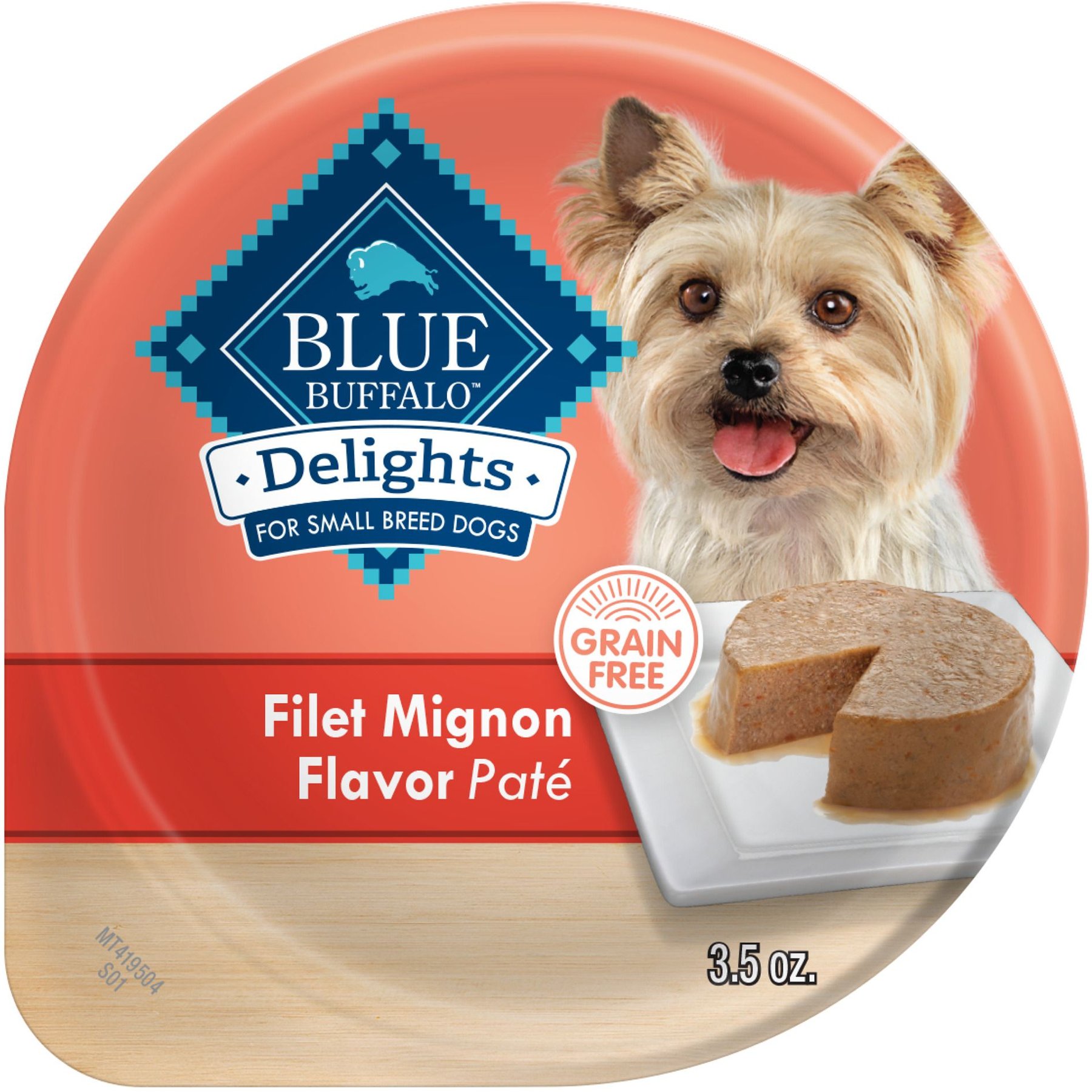 Blue Buffalo Blue Buffalo Divine Delights Filet Mignon Flavor Pate Dog Food Trays dog food package