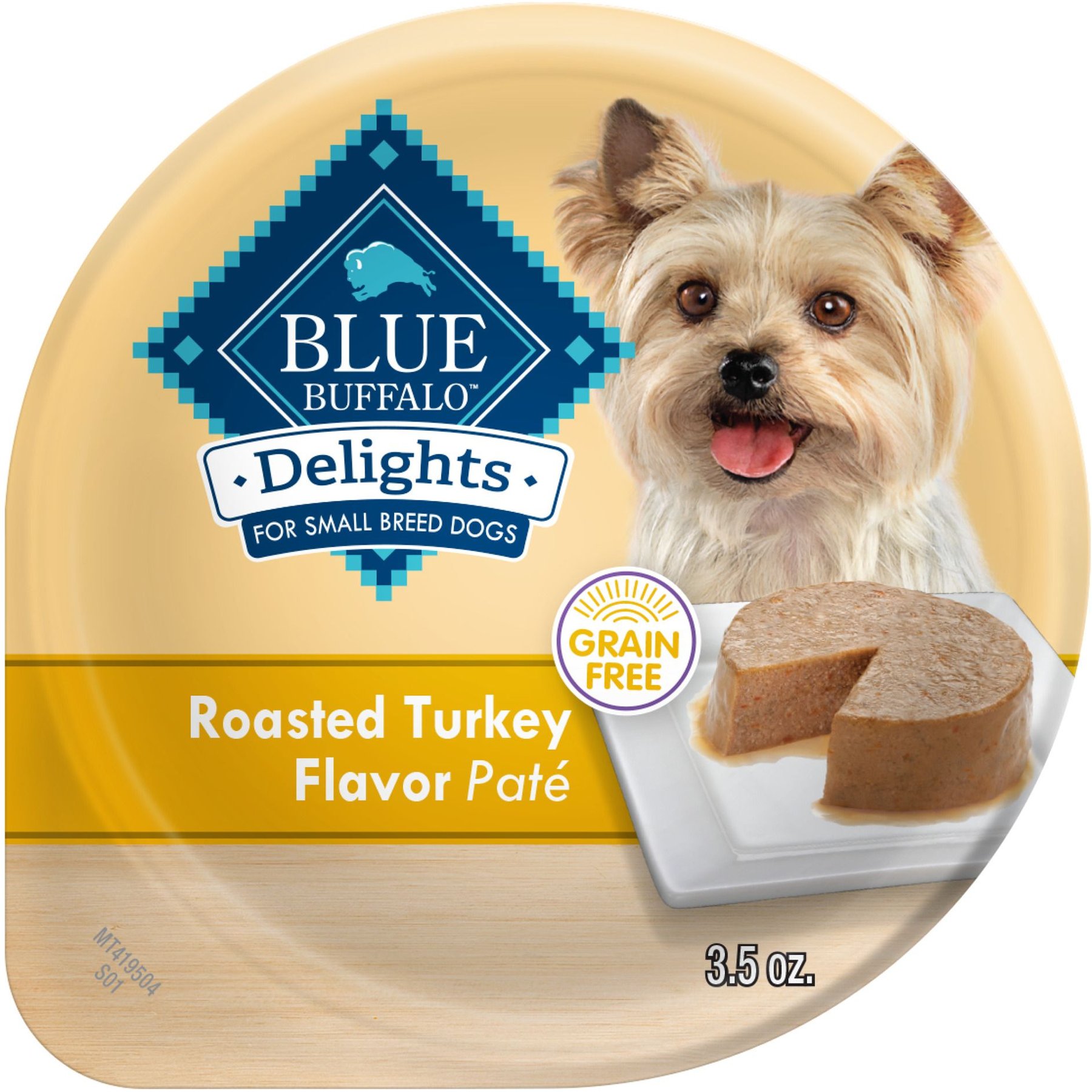 Blue Buffalo Blue Buffalo Divine Delights Roasted Turkey Flavor Pate Dog Food Trays dog food package