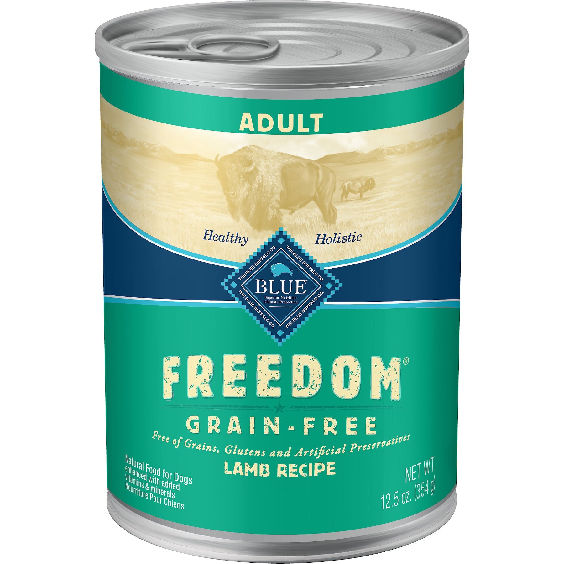 Blue Buffalo Blue Buffalo Freedom Adult Lamb Recipe Grain-Free Canned Dog Food dog food package