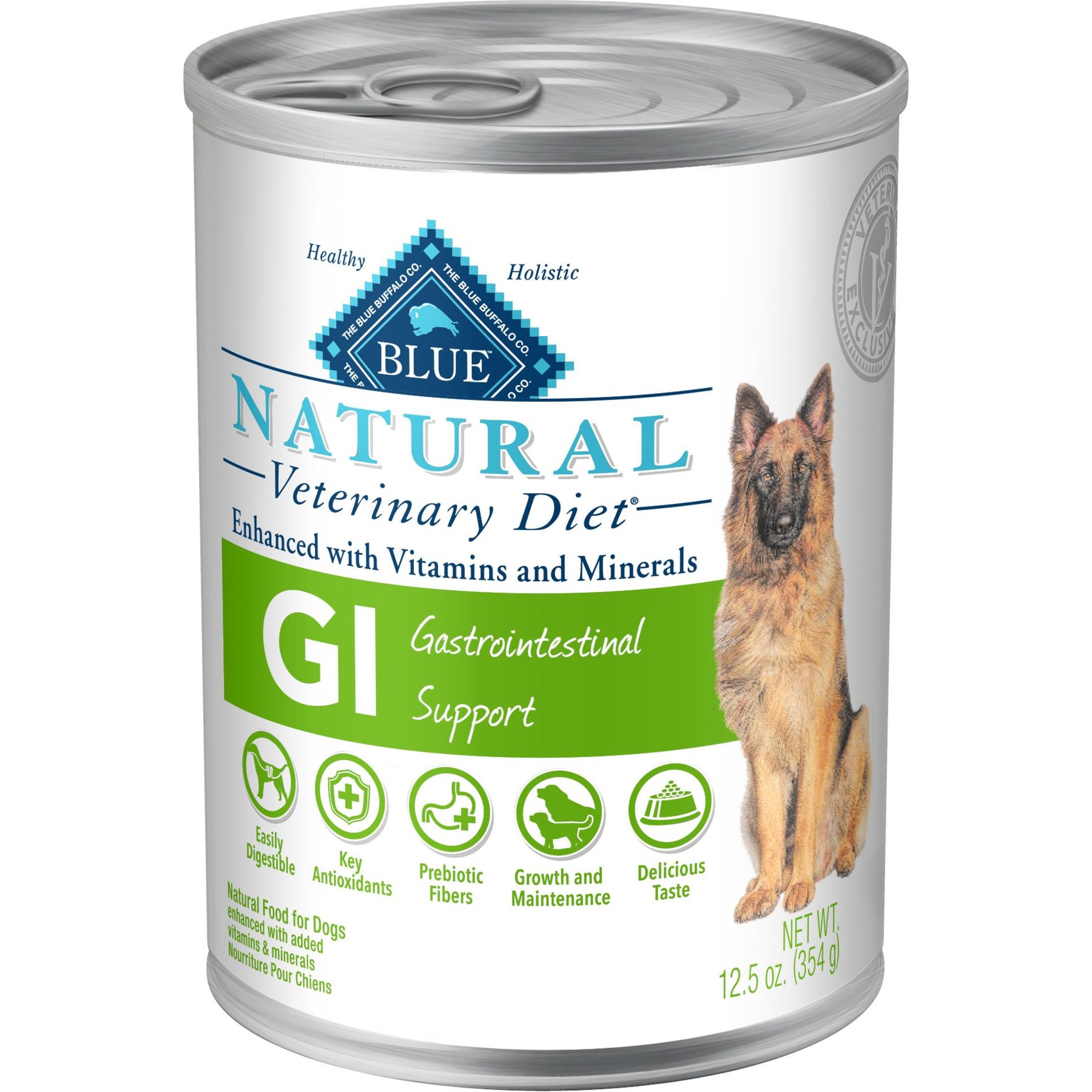 Blue Buffalo Natural Veterinary Diet Gastrointestinal Support Chicken Wet Dog Food