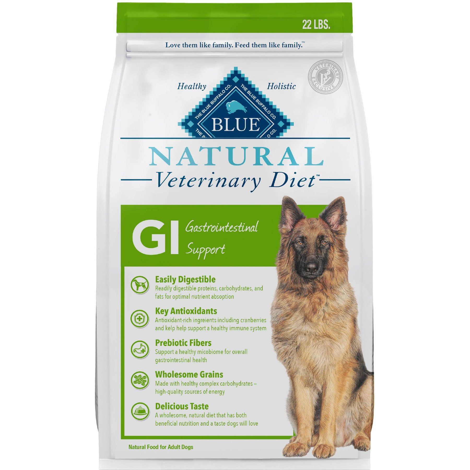 Blue Buffalo Natural Veterinary Diet GI Gastrointestinal Support Dry Dog Food