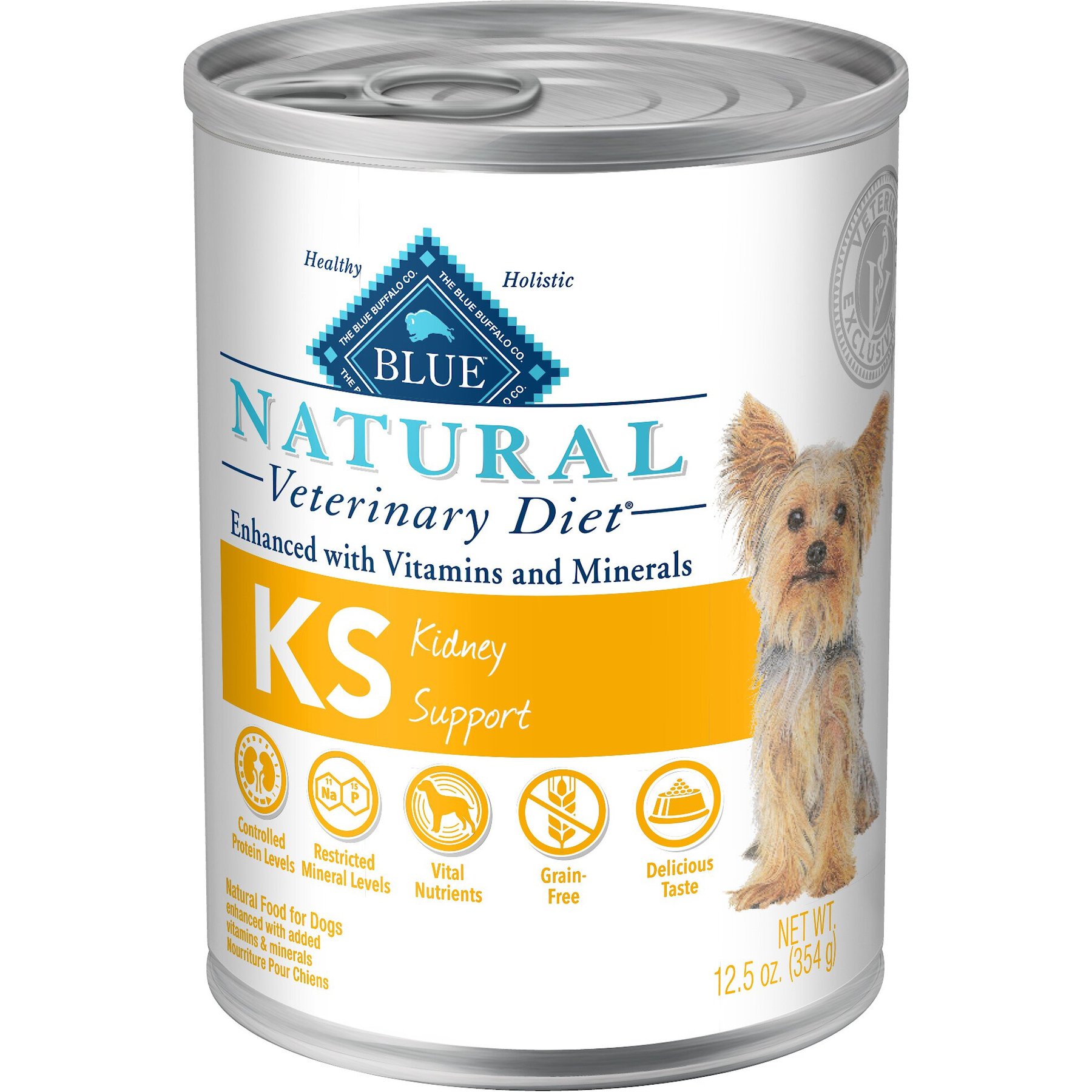 Blue Buffalo Natural Veterinary Diet KS Kidney Support Grain-Free Wet Dog Food