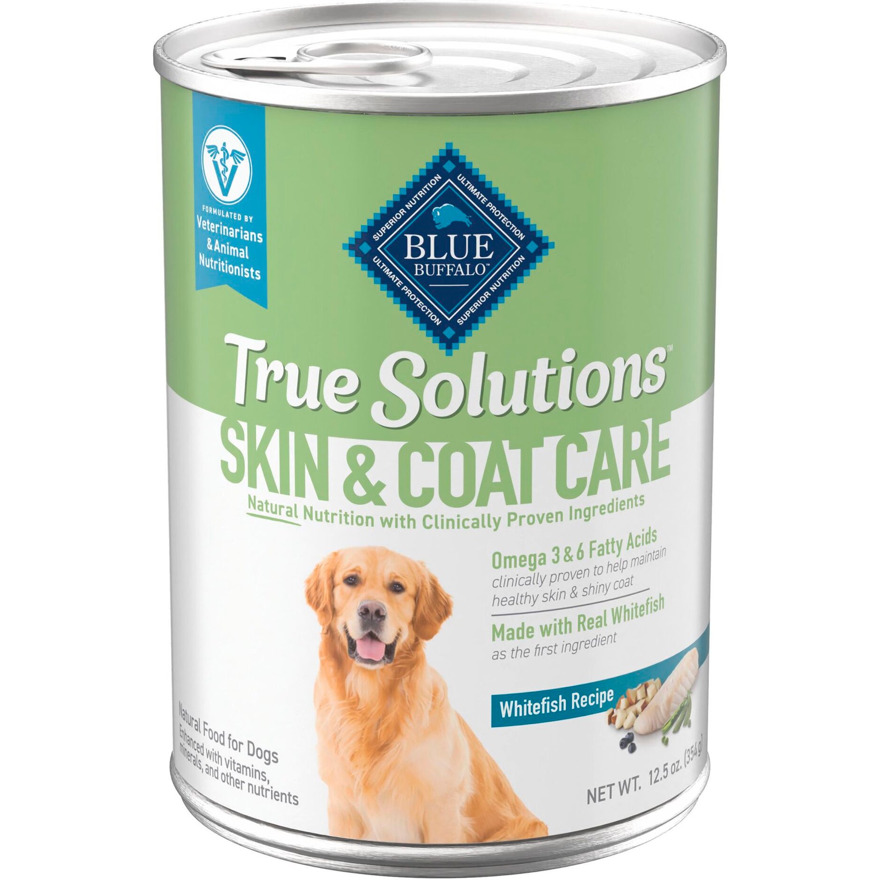 Blue Buffalo True Solutions Skin & Coat Care Adult Whitefish Wet Dog Food