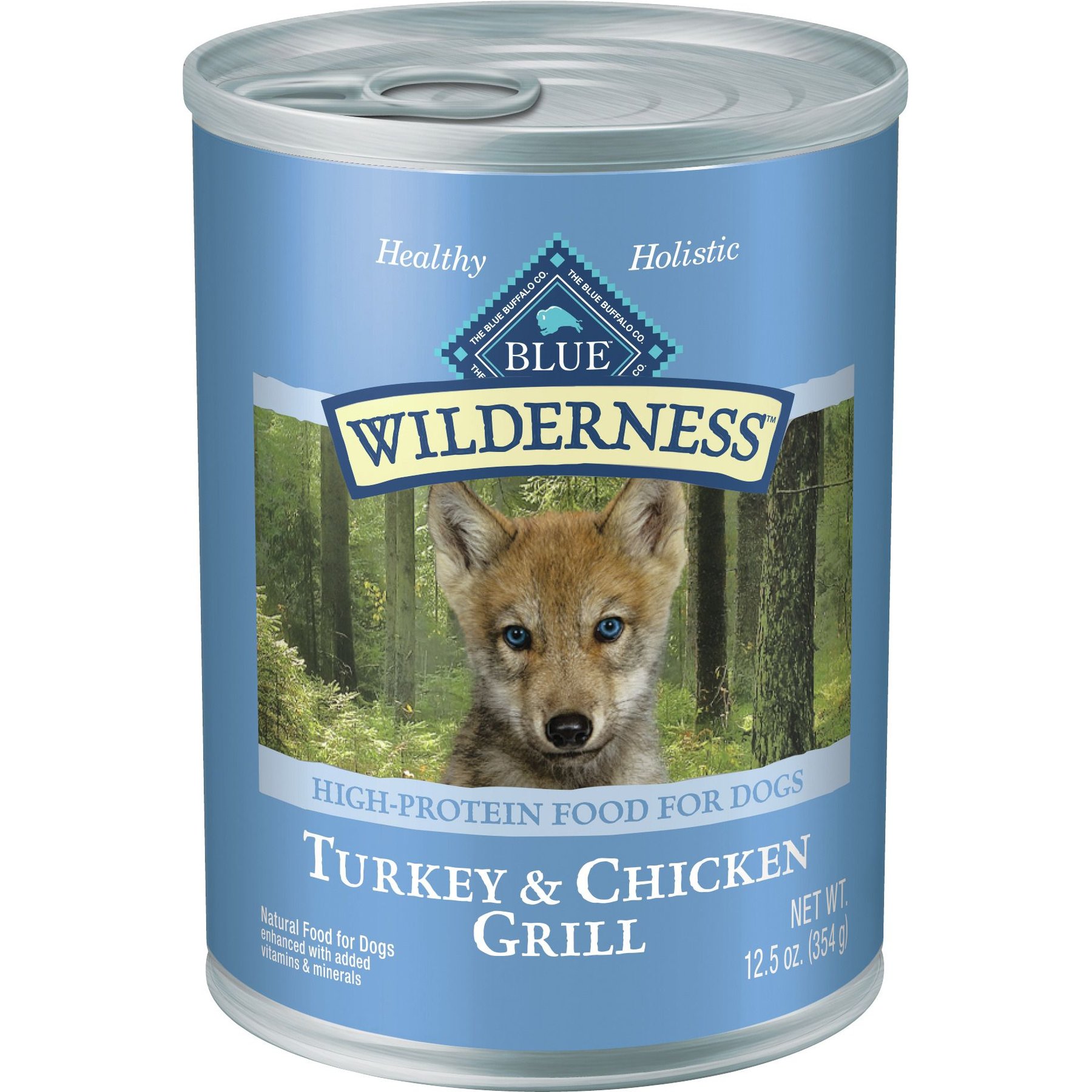Blue Buffalo Wilderness Turkey & Chicken Grill Grain-Free Puppy Canned Dog Food