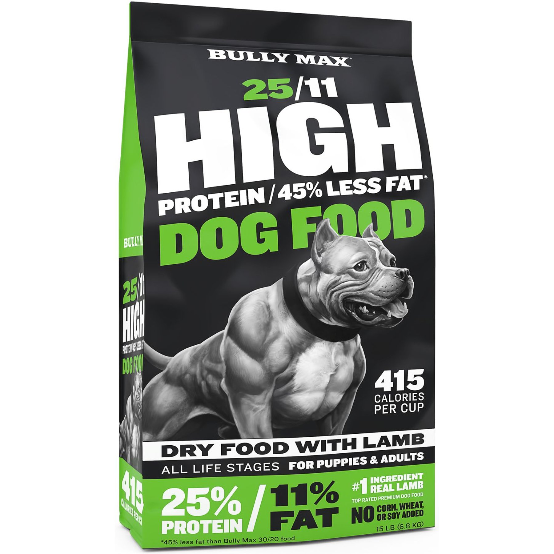 Bully Max 25/11 High Protein Low Fat Lamb Dry Dog Food