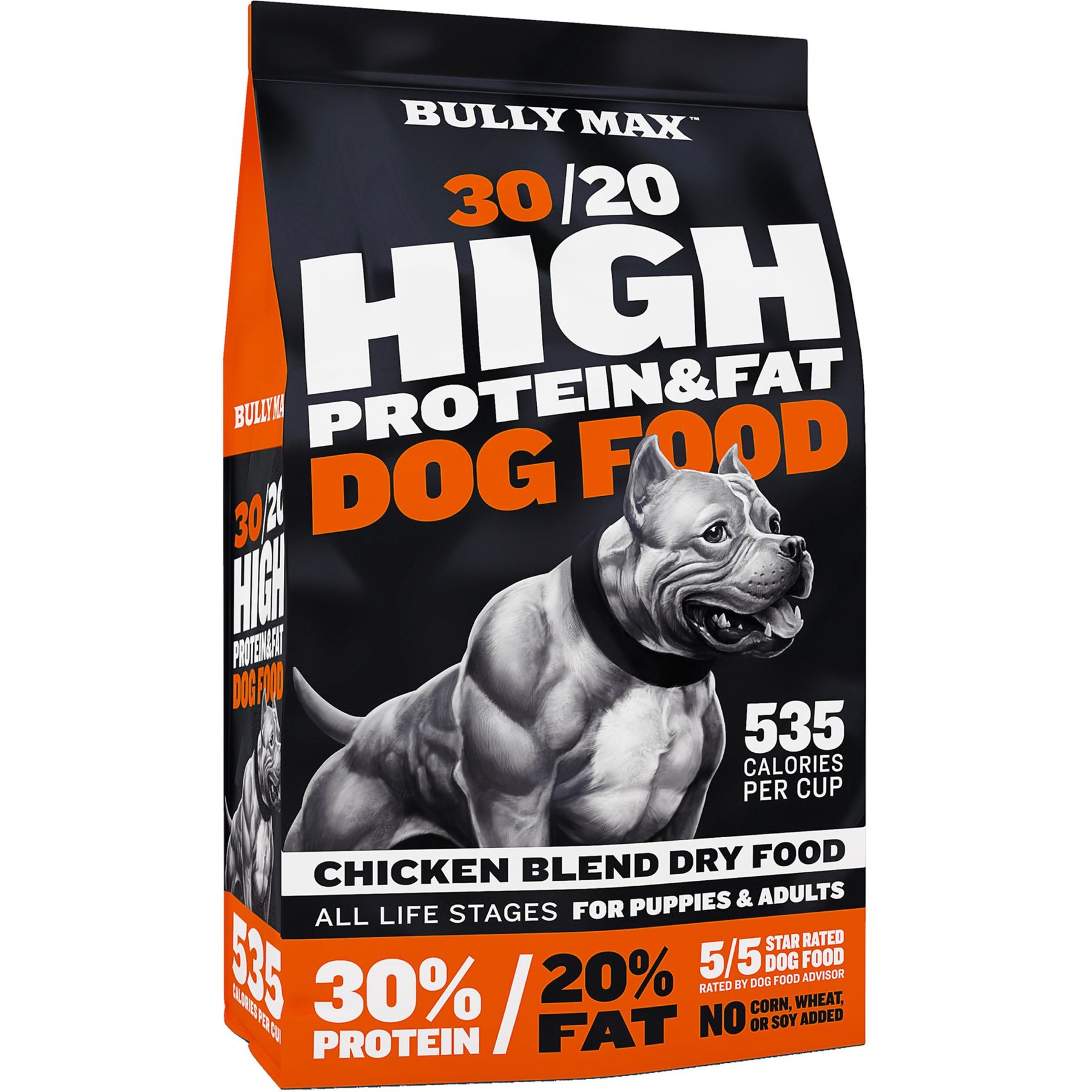 Bully Max 30/20 Adult High-Protein & Fat Chicken Dry Dog Food
