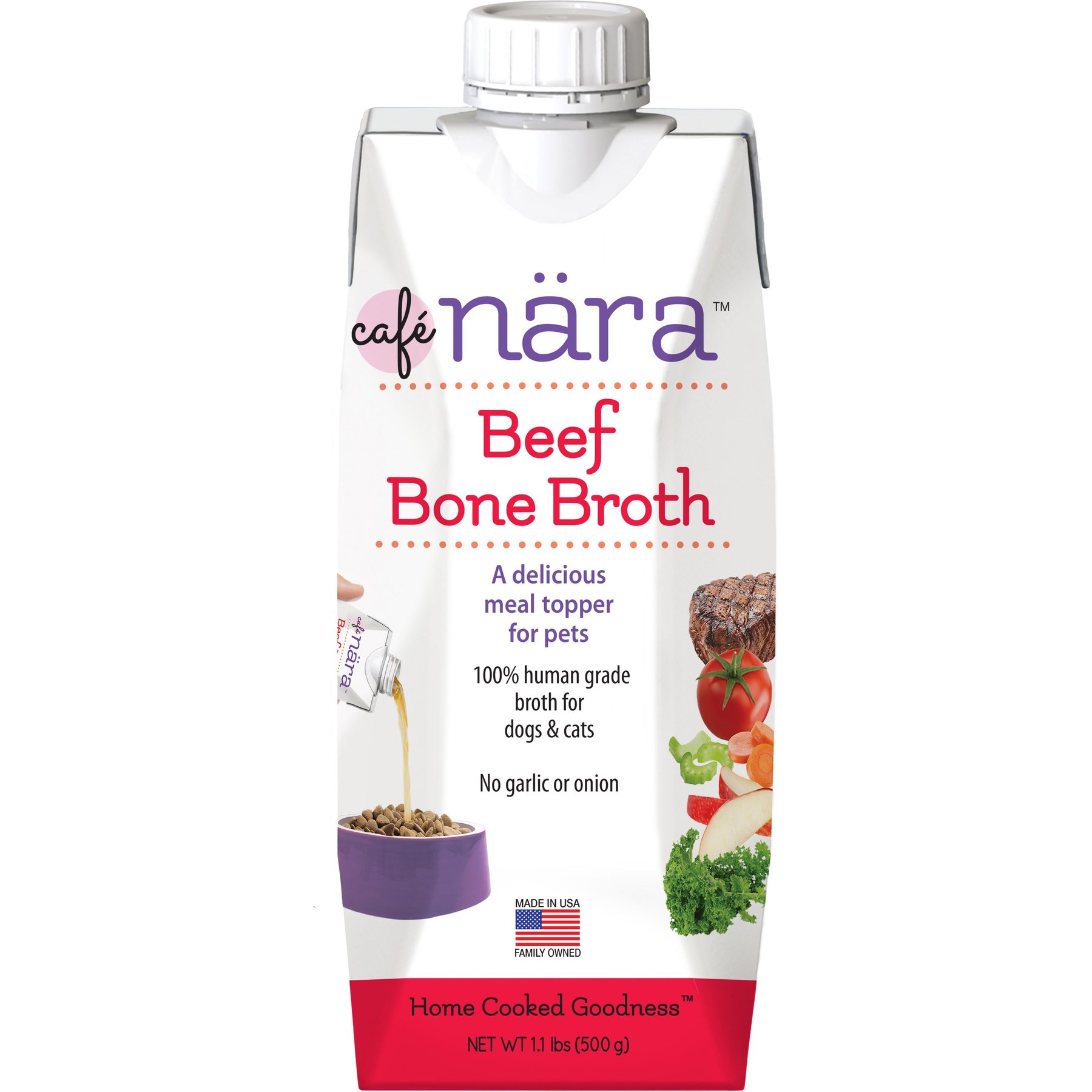 Cafe Nara Beef Broth Grain-Free Dog & Cat Wet Food Topper