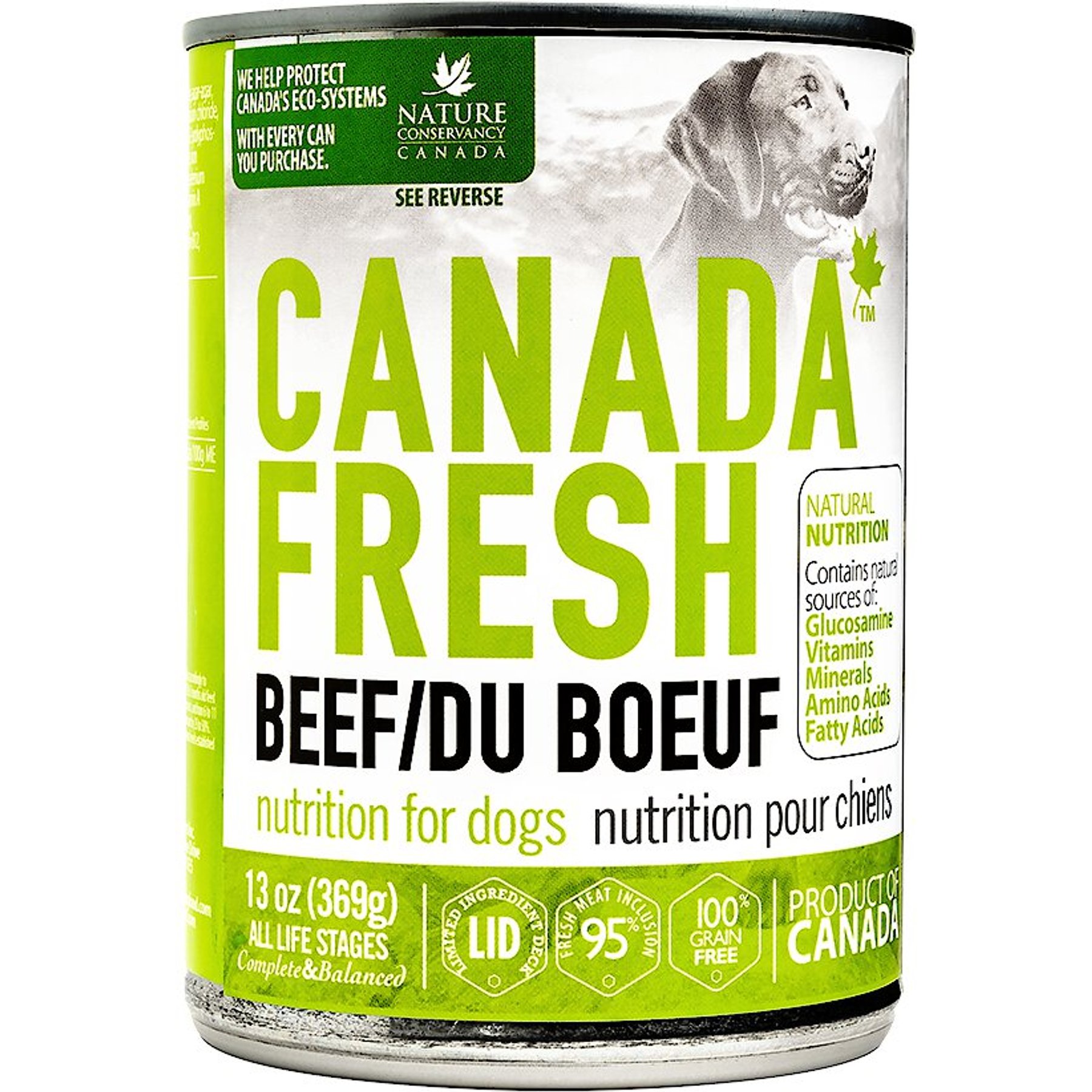 Canada Fresh Beef Canned Dog Food