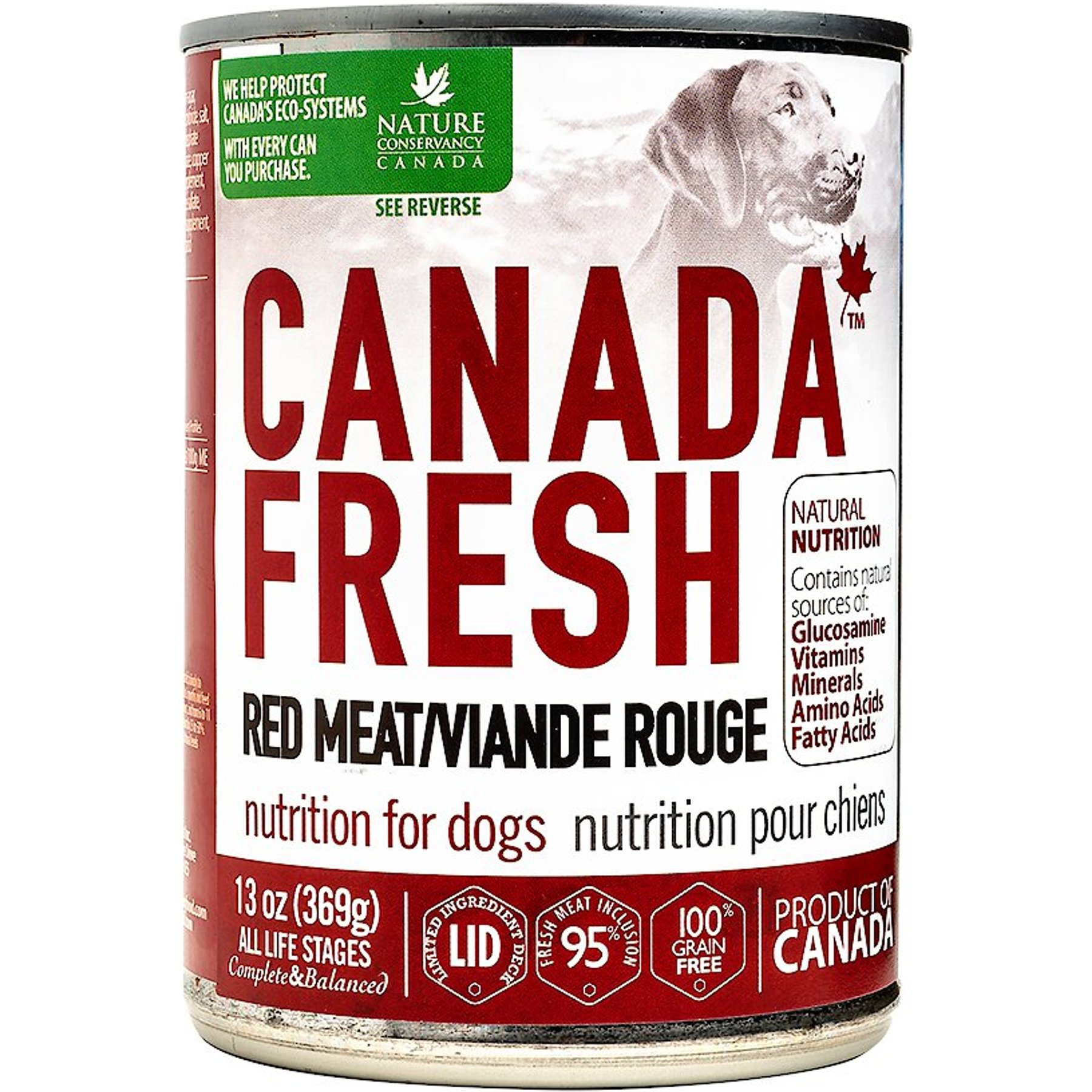 Canada Fresh Red Meat Canned Dog Food