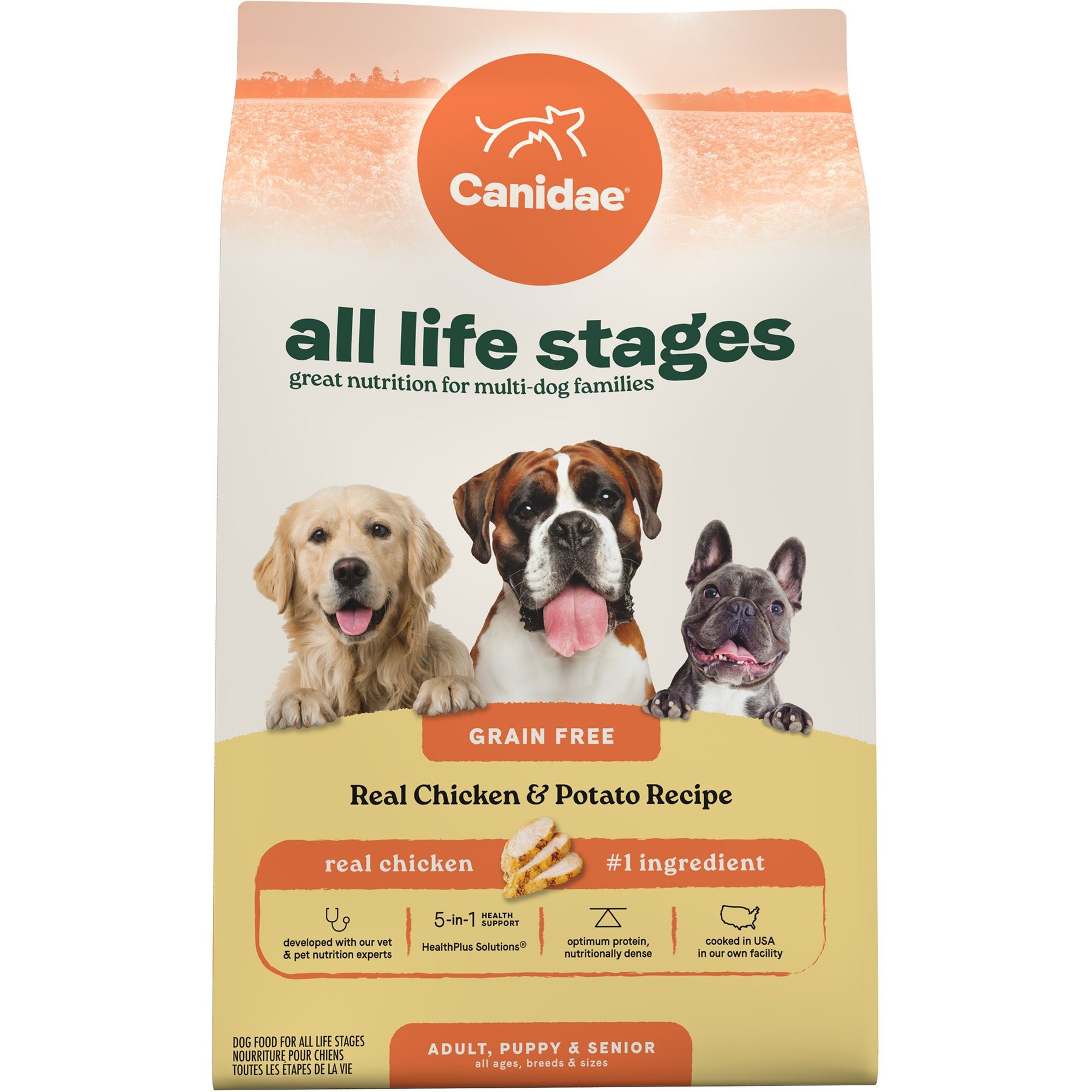 CANIDAE All Life Stages Grain-Free Real Chicken & Potato Recipe Dry Dog Food