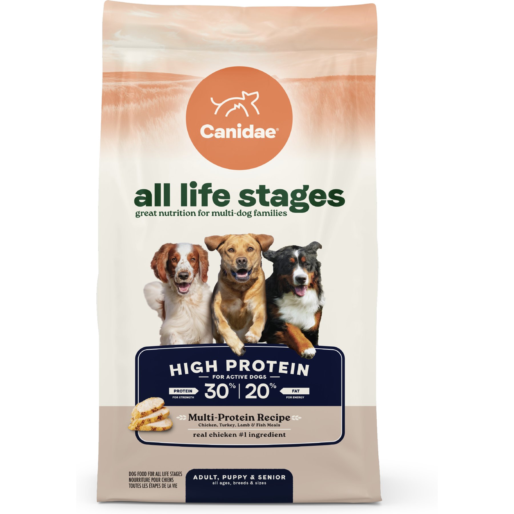 CANIDAE All Life Stages Multi-Protein High Protein Recipe Dry Dog Food