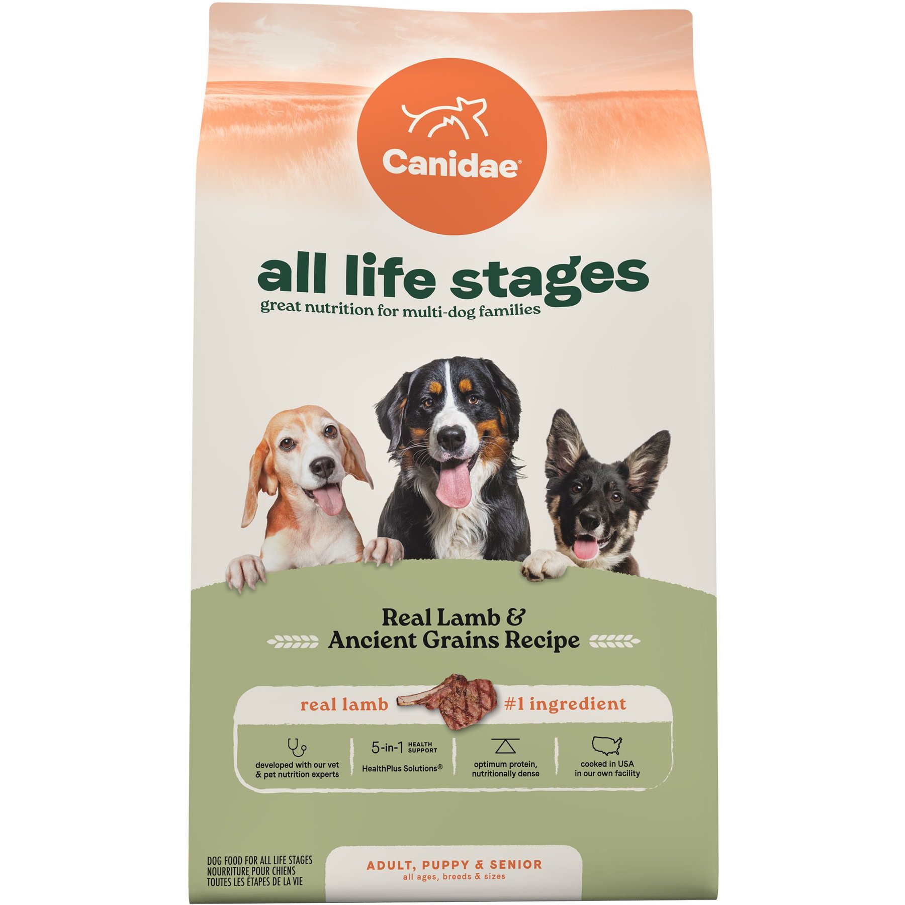 CANIDAE All Life Stages Real Lamb & Ancient Grains Recipe Dry Dog Food