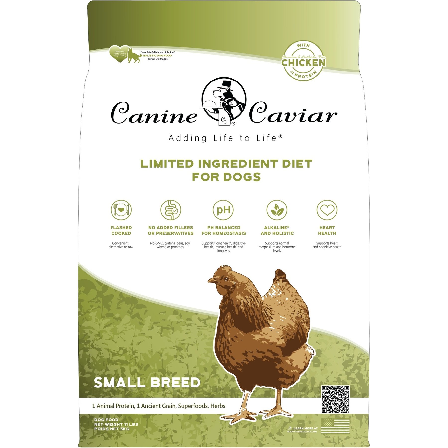 Canine Caviar Chicken & Whole Ground Oats Limited Ingredient Dry Dog Food