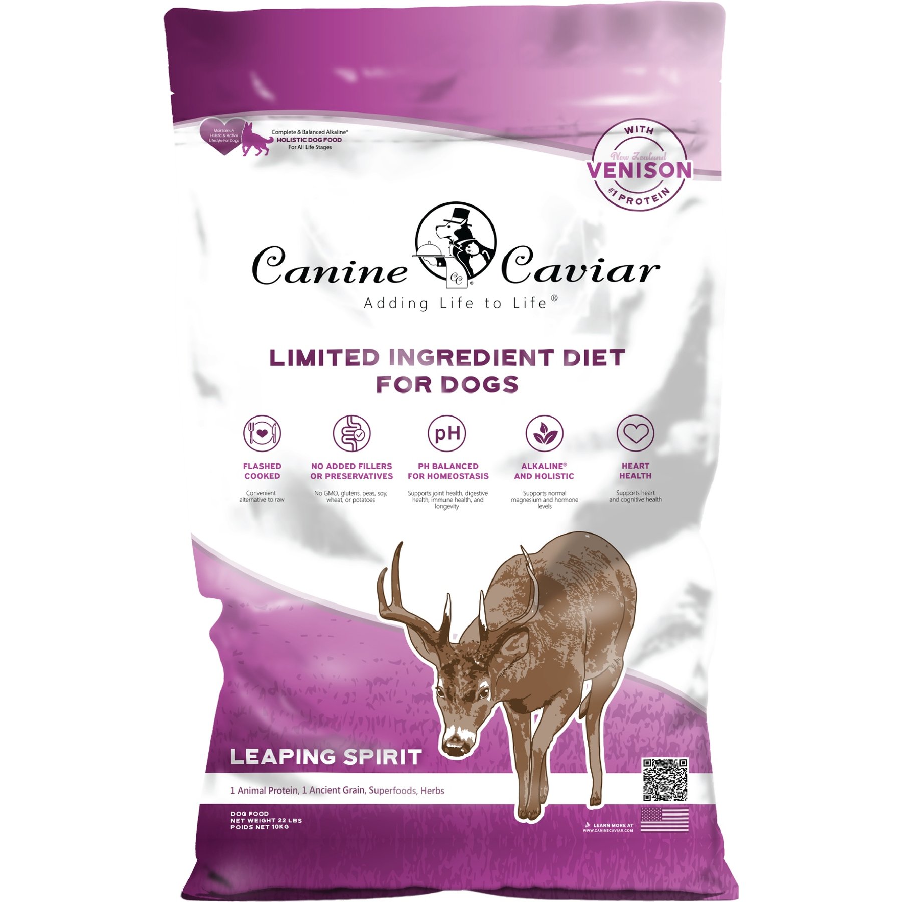 Canine Caviar Limited Ingredient Diet Leaping Spirit Holistic Entree All Life Stages Dry Dog Food