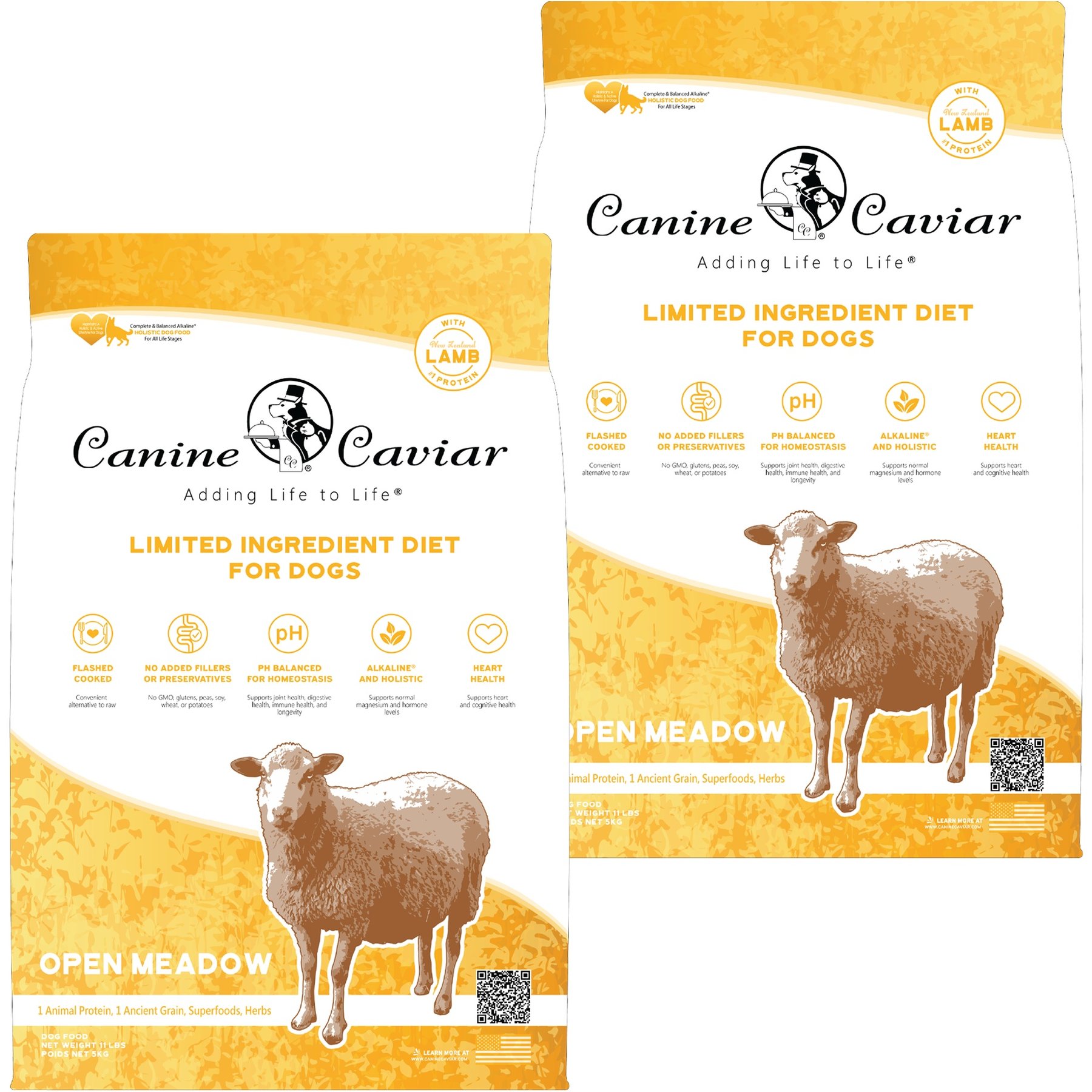 Canine Caviar Limited Ingredient Diet Open Meadow Alkaline Holistic Entree All Life Stages Dry Dog Food