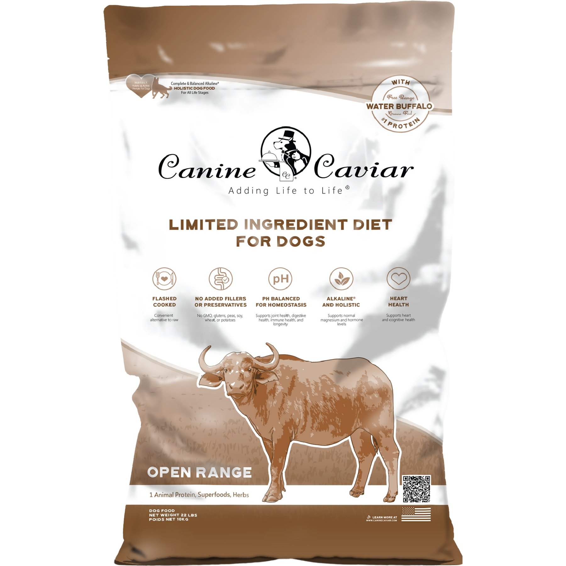 Canine Caviar Limited Ingredient Diet Open Range Alkaline Holistic Entree Grain-Free Dry Dog Food