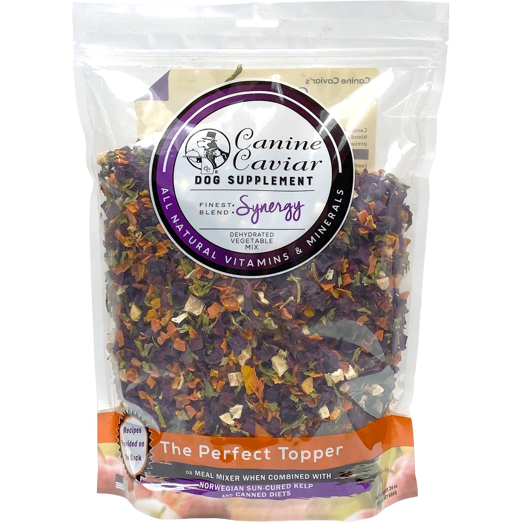 Canine Caviar Synergy Vegetable Mix Dehydrated Dog Food