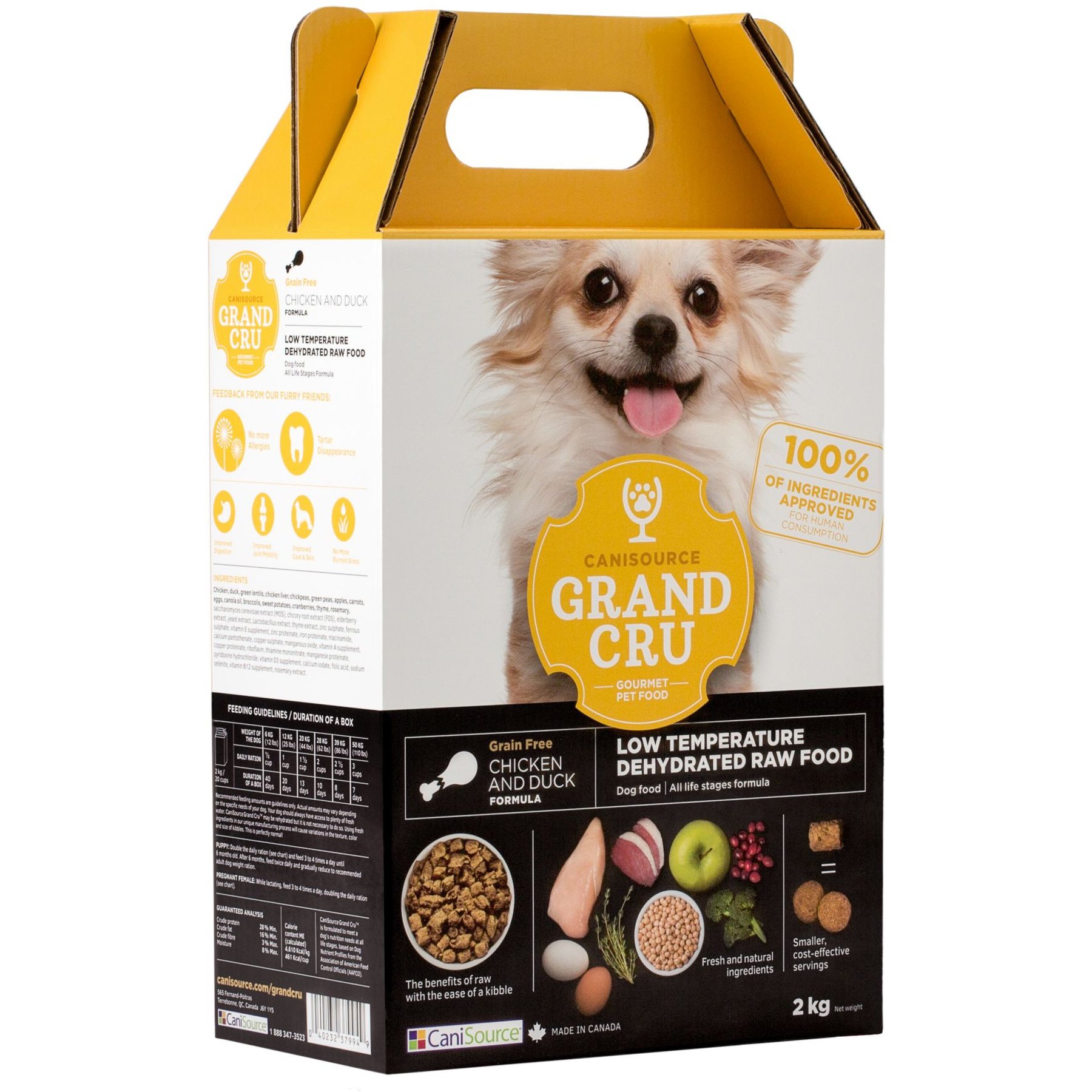 Canisource Grand Cru Grain-Free Chicken & Duck Dehydrated Dog Food