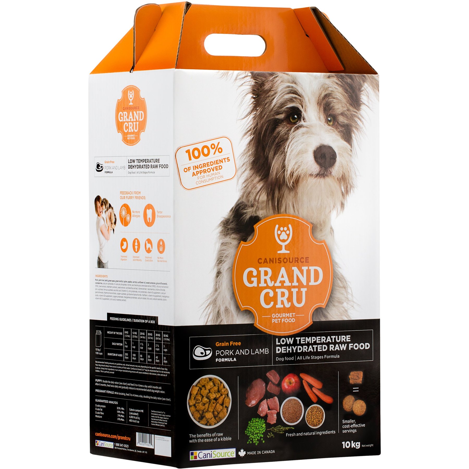 Canisource Grand Cru Pork & Lamb Grain-Free Dehydrated Dog Food
