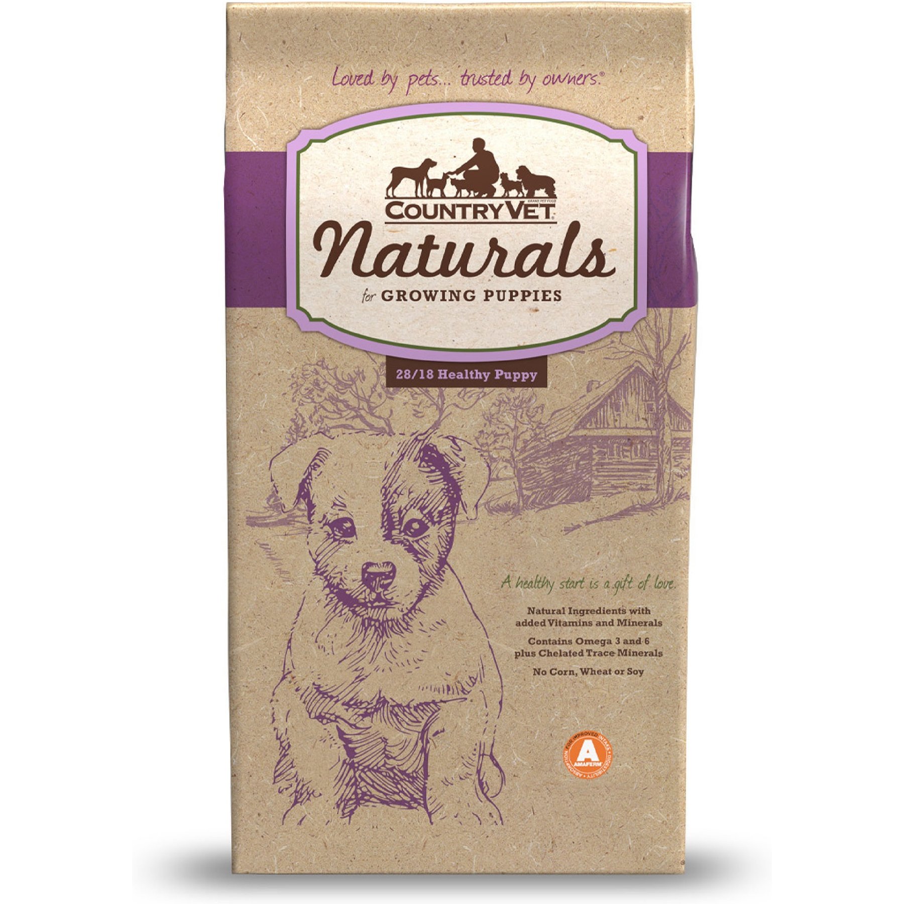 Country Vet Naturals 28/18 Healthy Puppy Dog Food