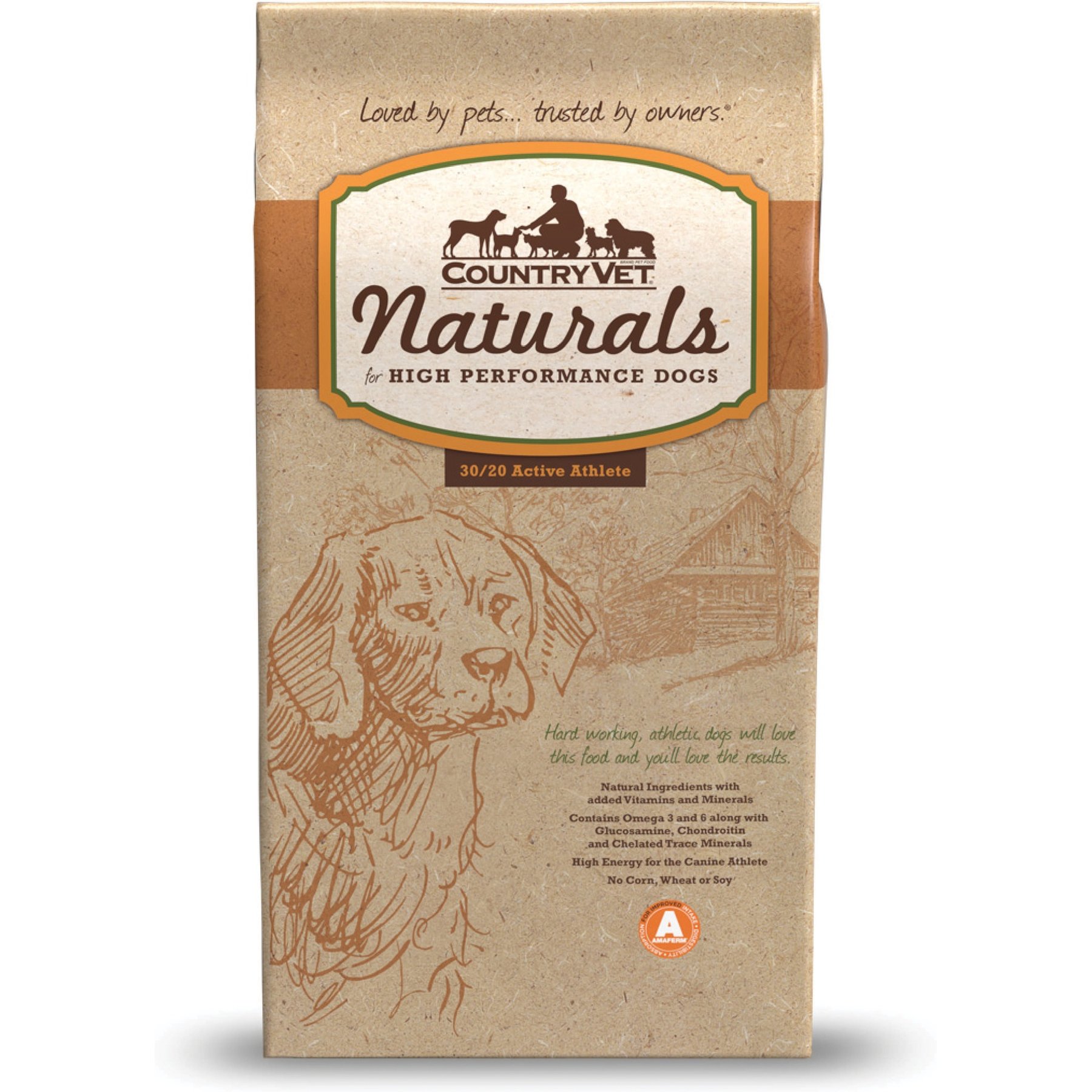 Country Vet Naturals 30/20 Active Athlete Dog Food