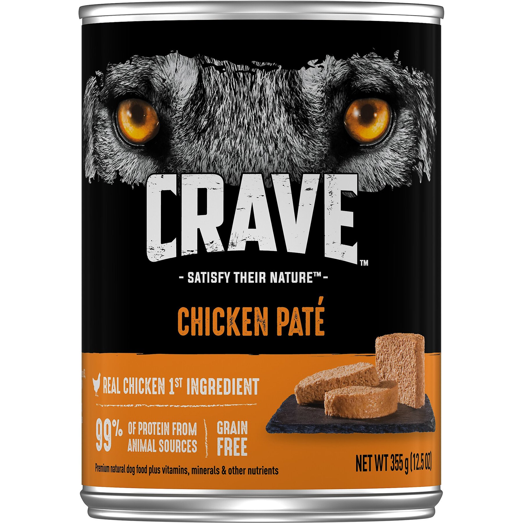 Crave Crave Chicken Pate Grain-Free Canned Wet Dog Food dog food package